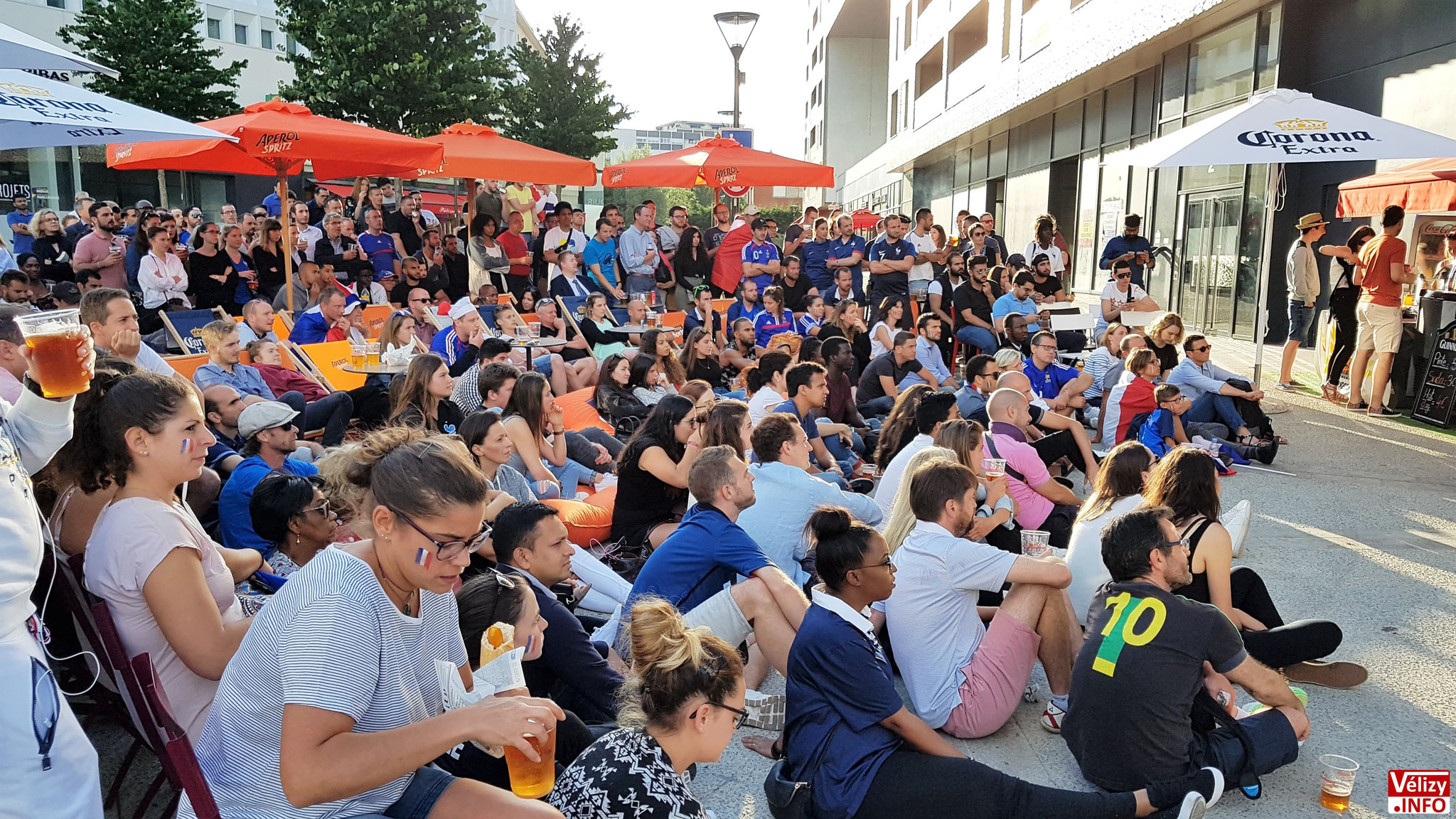 Doddy's Coffee Vélizy - Demi-Finale : France / Belgique - Mardi 10 juillet 2018.