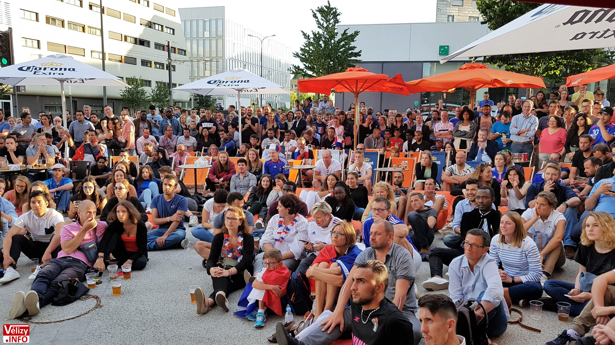 Doddy's Coffee Vélizy - Demi-Finale : France / Belgique - Mardi 10 juillet 2018.