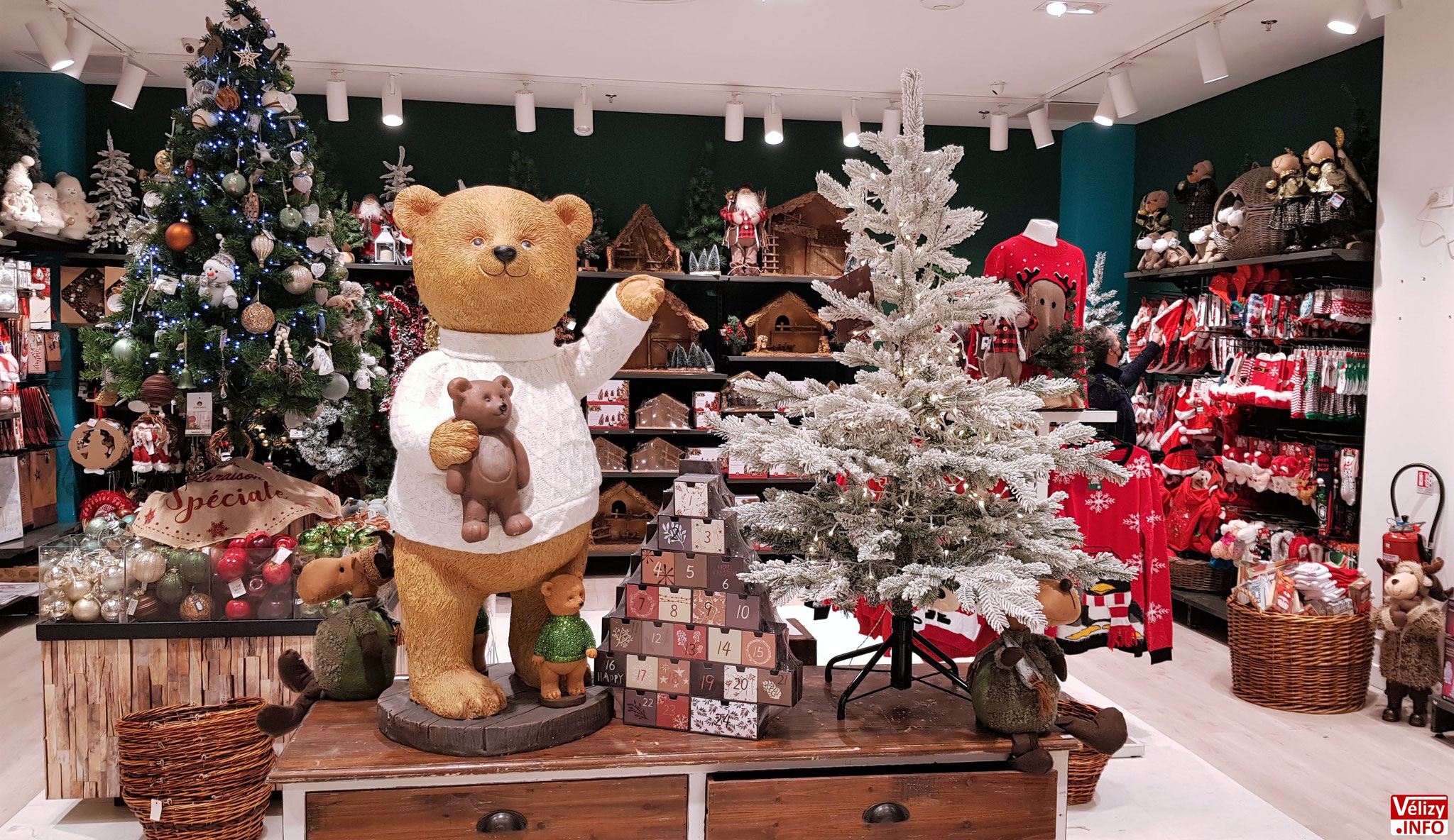 L'Artisan de Noël au centre commercial Westfield Vélizy 2.