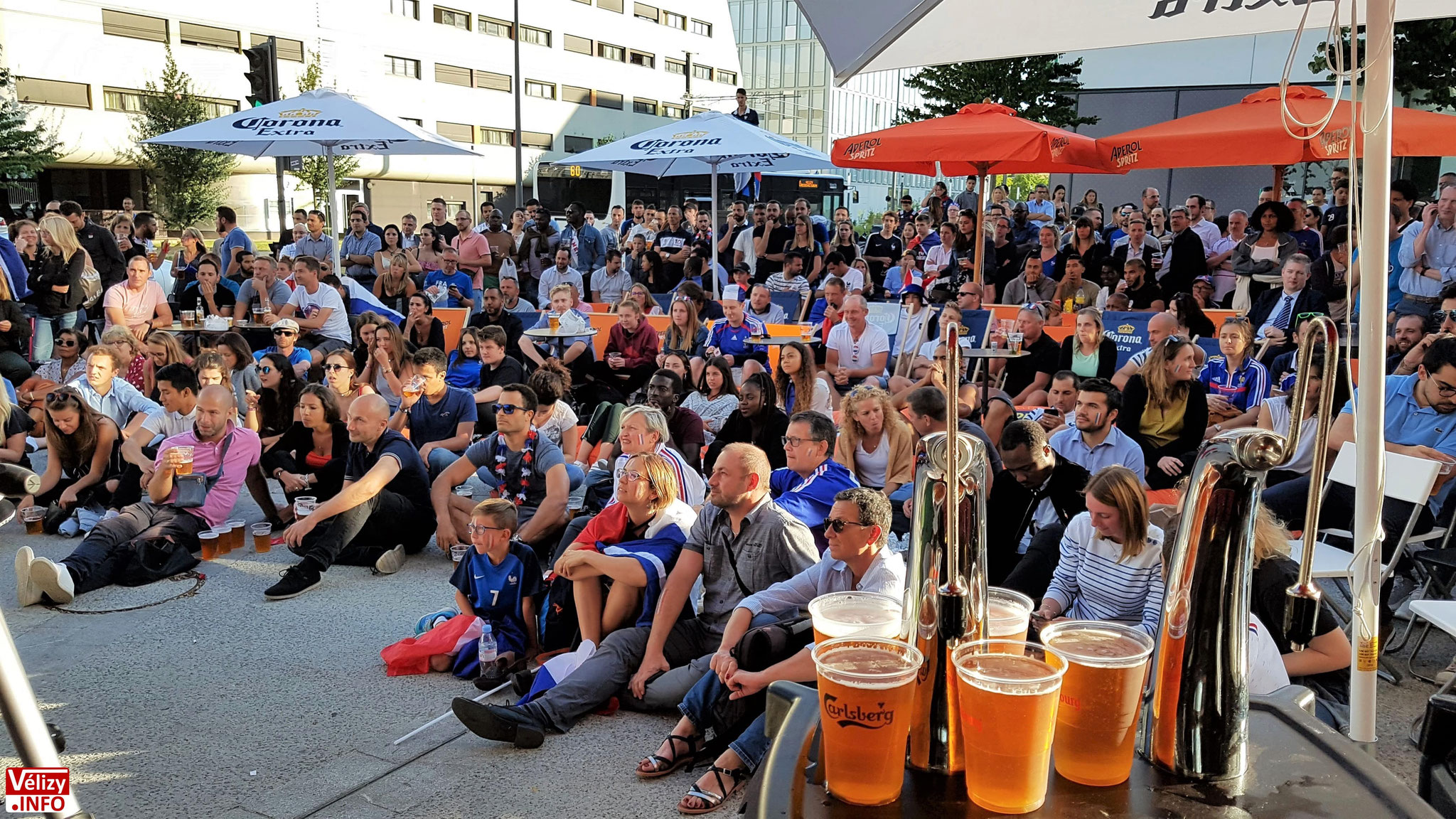 Doddy's Coffee Vélizy - Demi-Finale : France / Belgique - Mardi 10 juillet 2018.