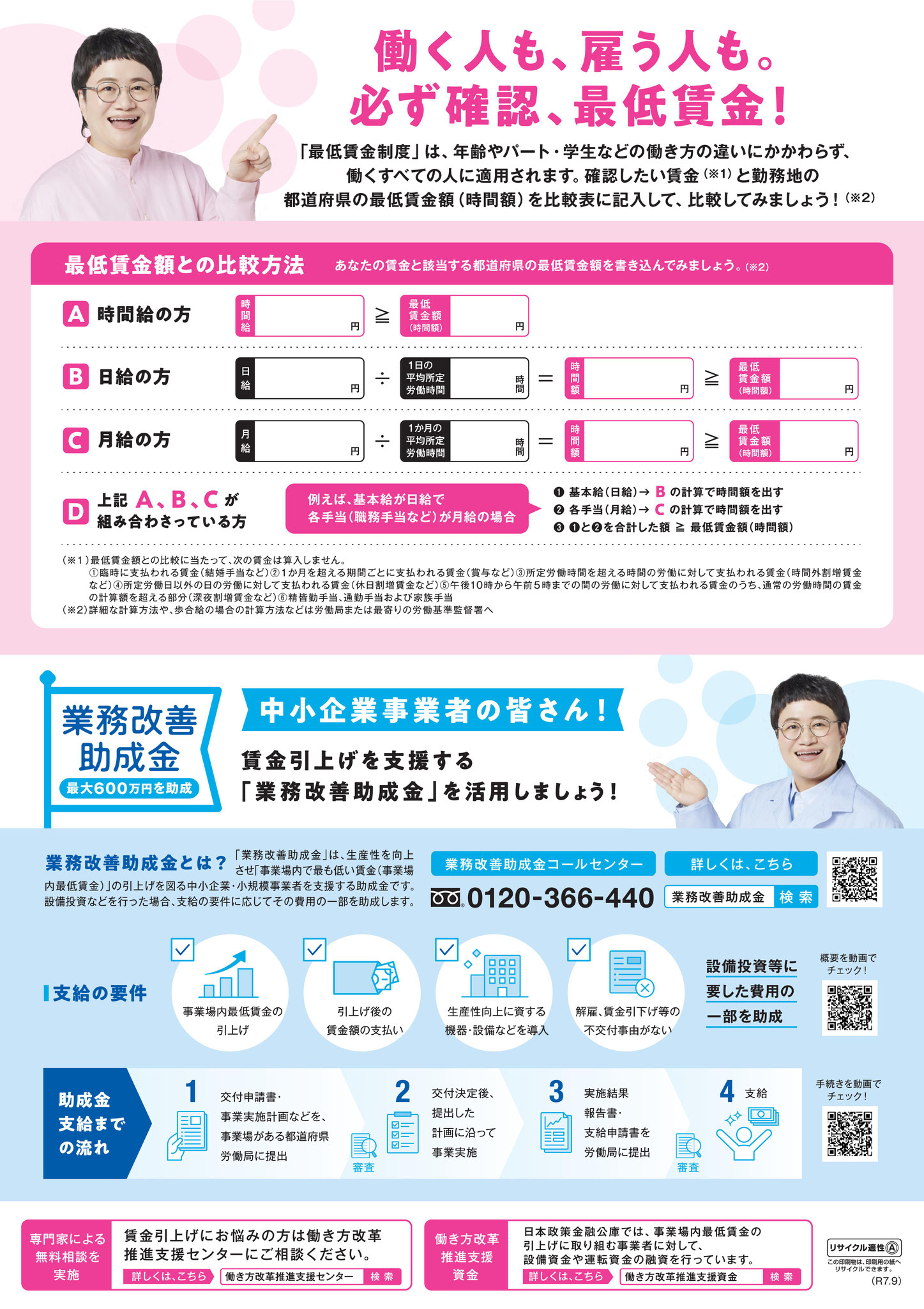 滋賀県最低賃金パンフレット