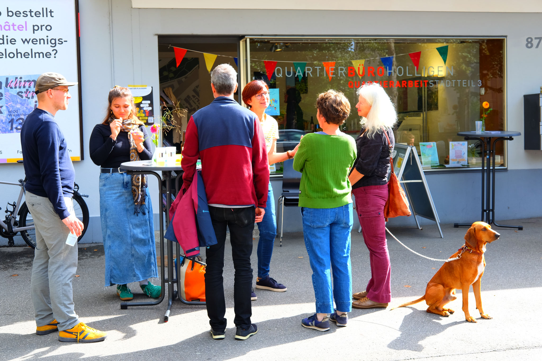 Eine Quartierplauderei, organisiert vom Verein EinViertel