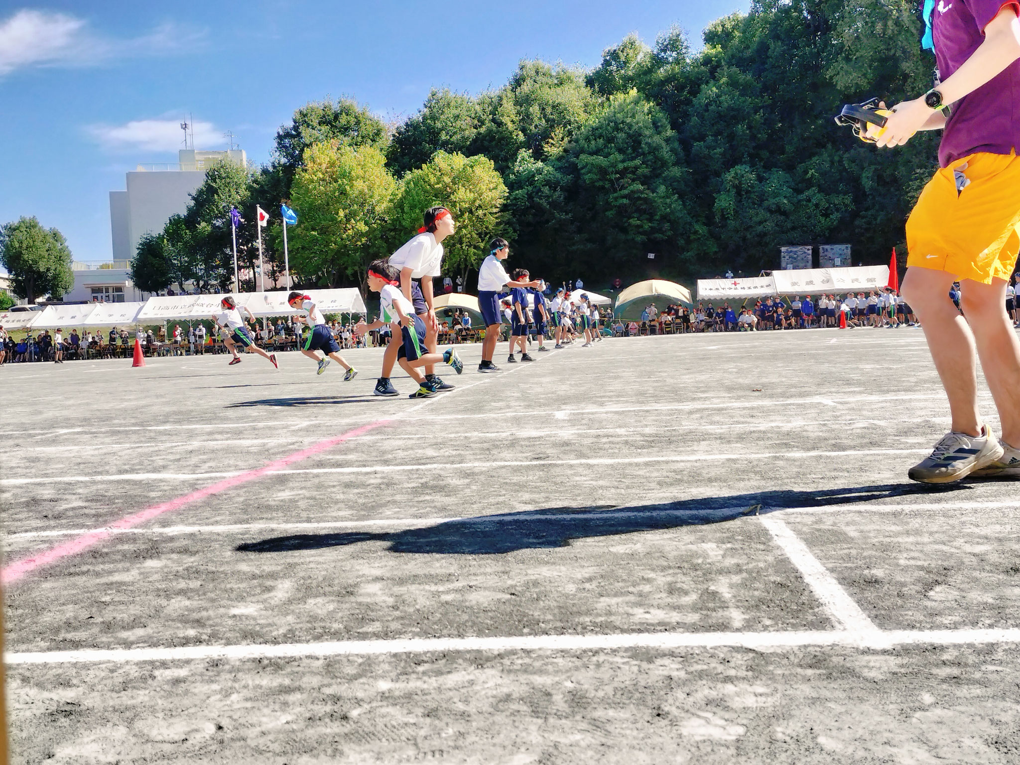 日高市立武蔵台小中学校の運動会　令和５年秋