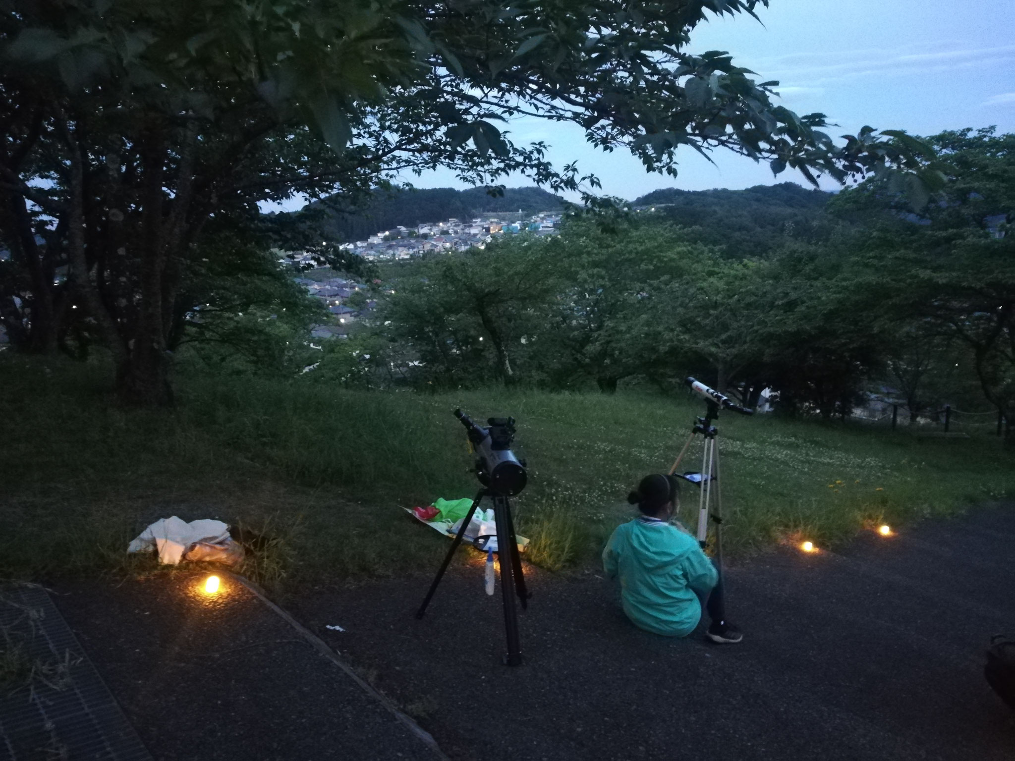 5月フラワ―ムーン鑑賞　丘の上公園