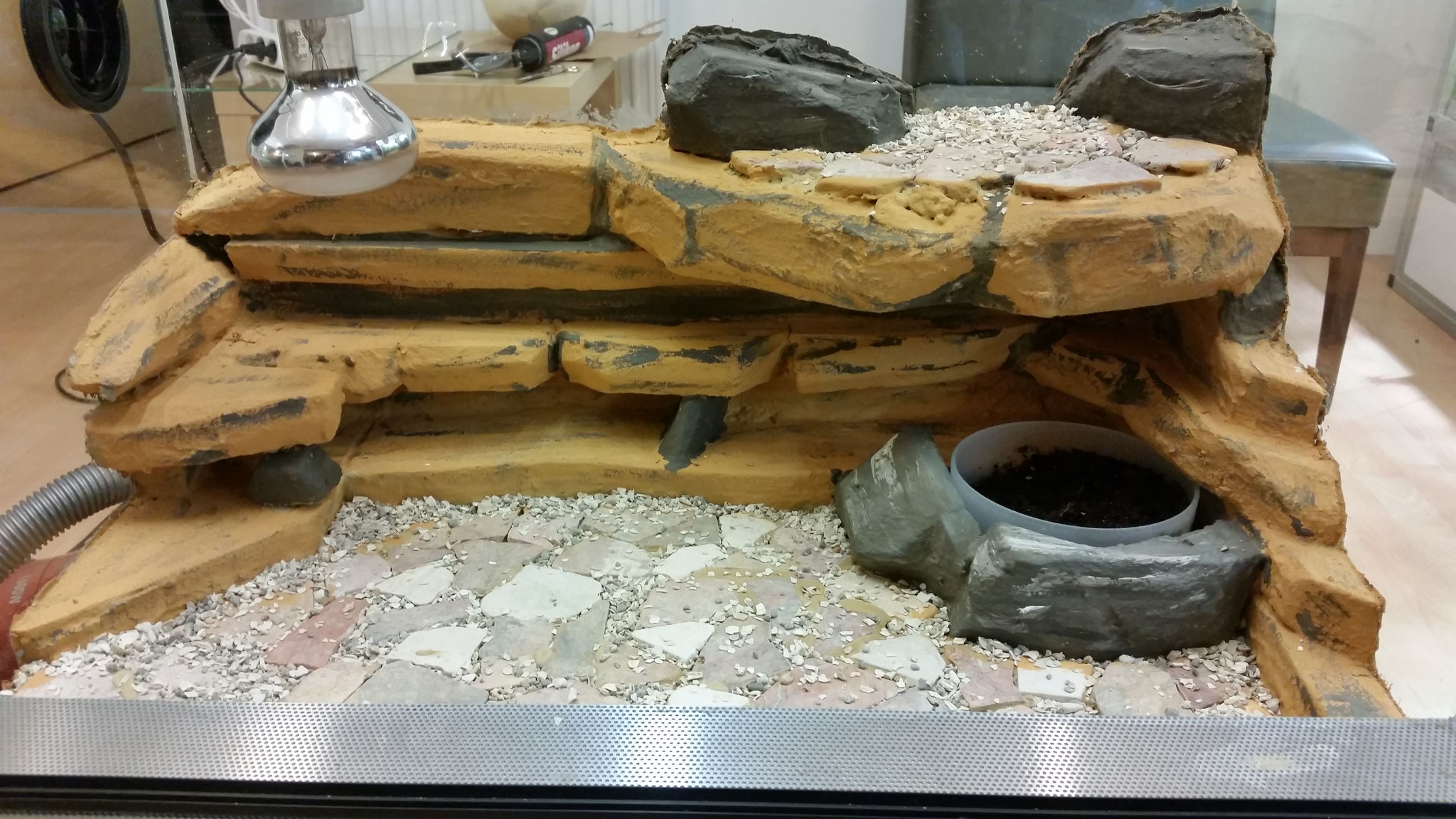 Muschelgrit sowie Wetbox integrieren