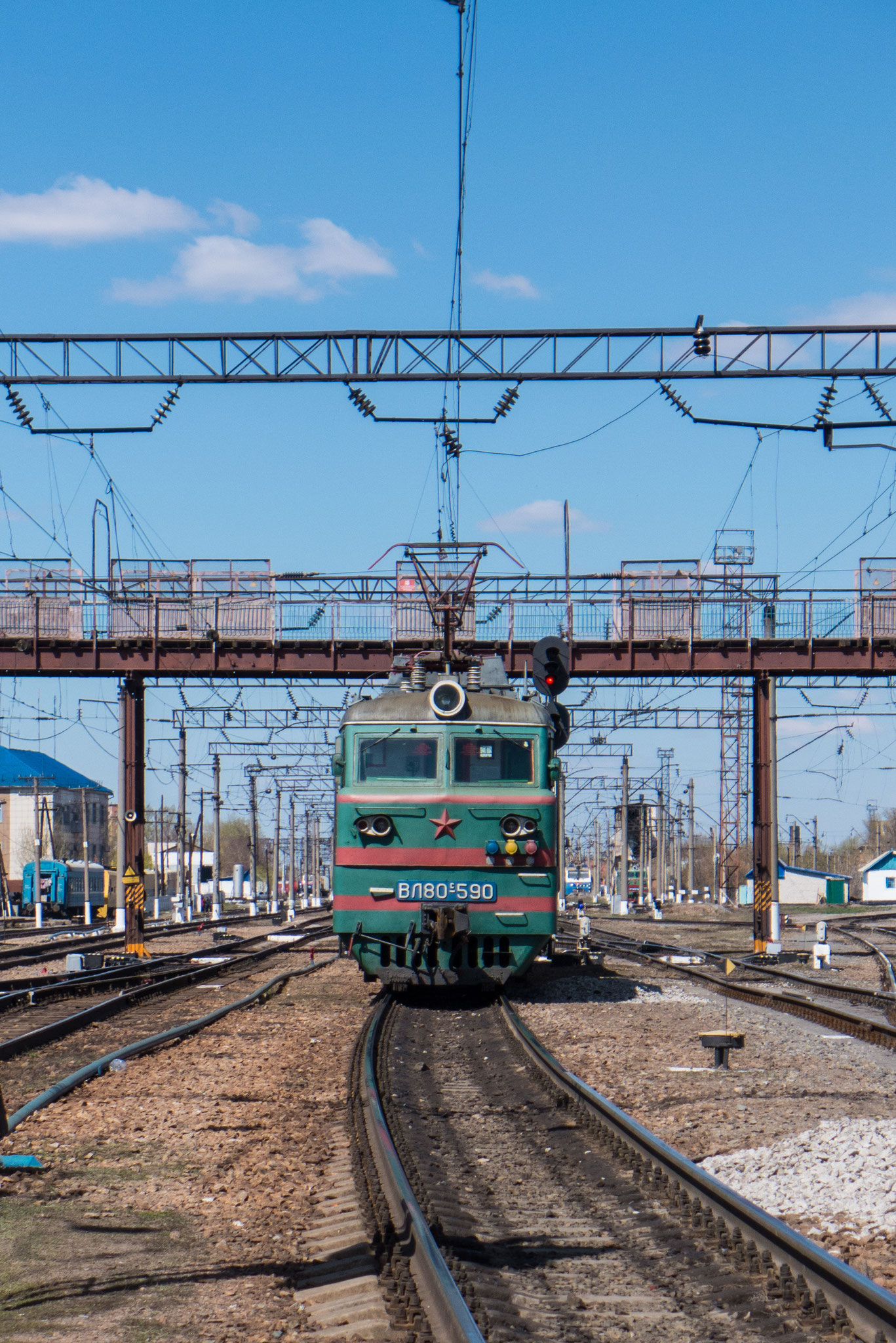 Trainstation Astana. Seams a little old but inside you don't miss any comfort.