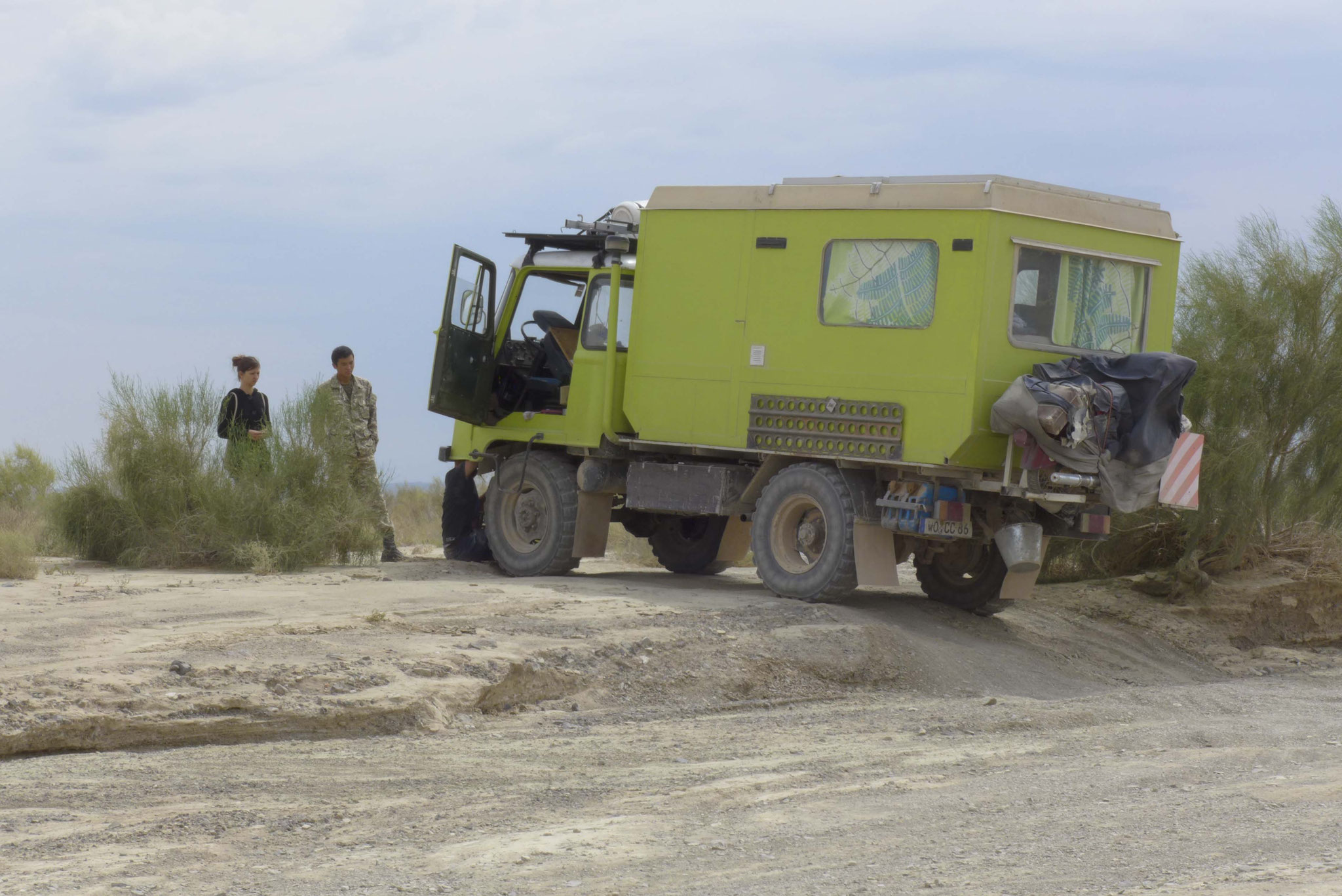 On the next day we went to the Aktau hills with just a slight delay.