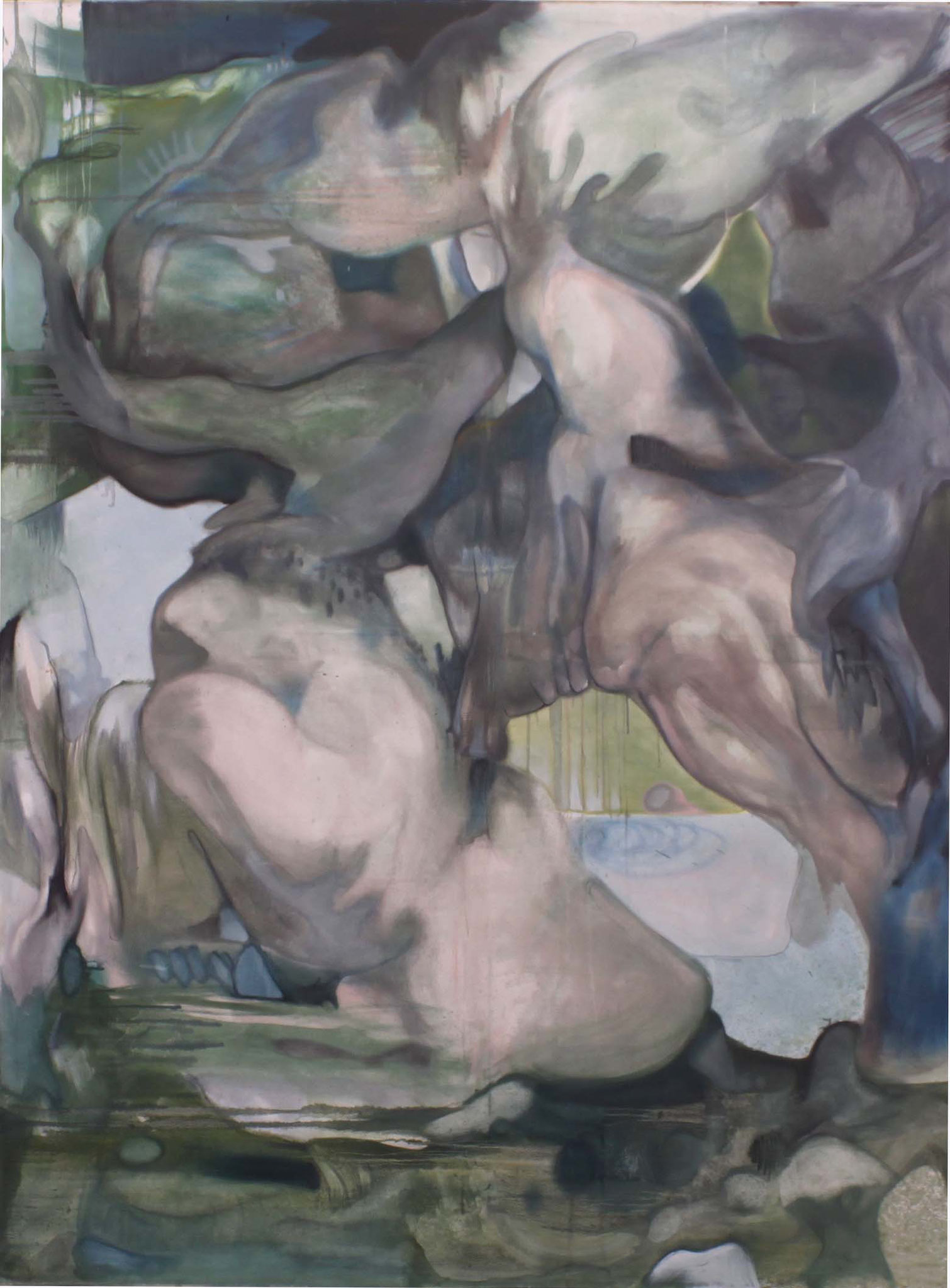 Max Böhme, 2001, Öl auf Leinwand, 240 x 180 cm