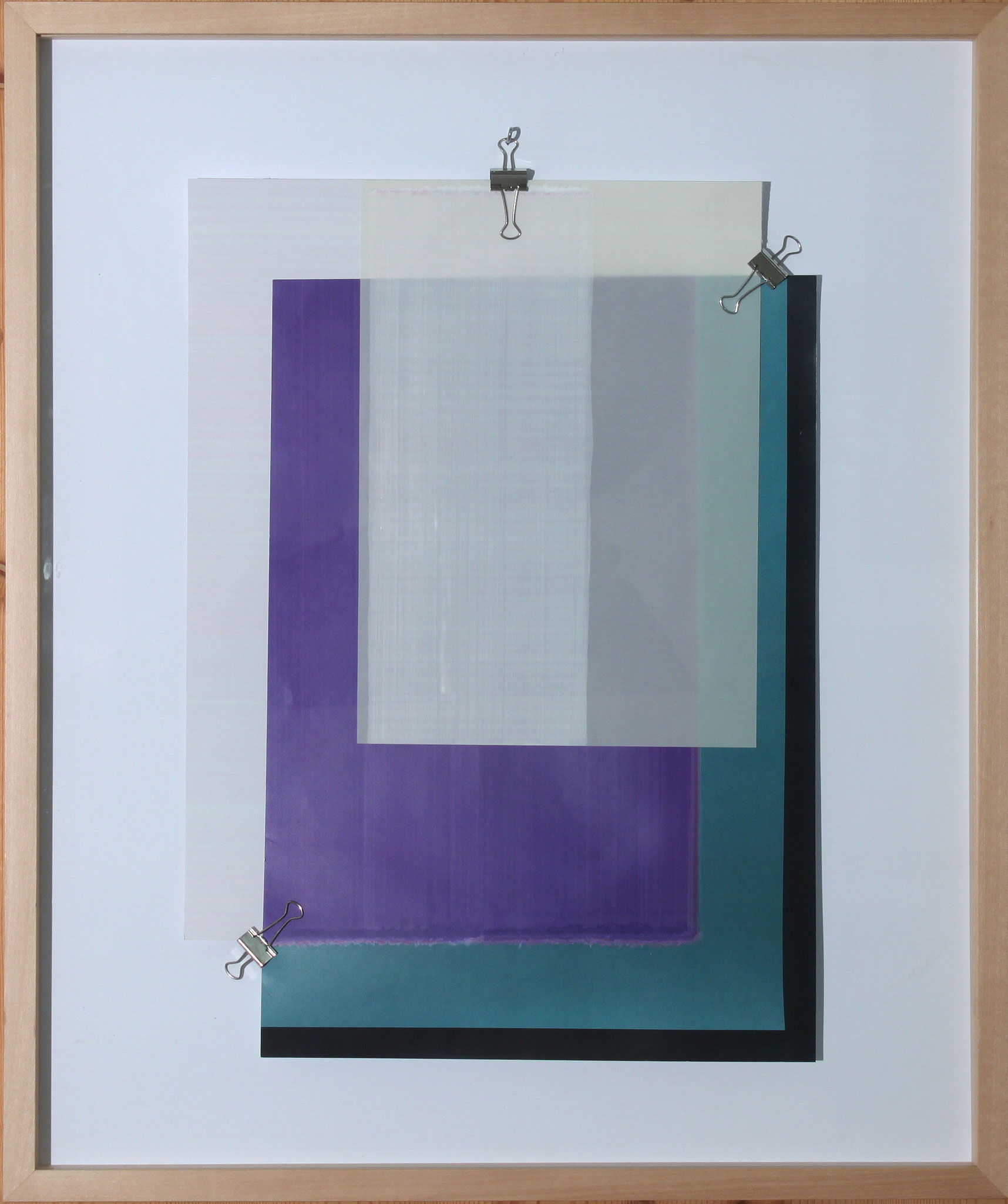 Elisabeth Sonneck, o.T., Mischtechnik auf Papier, Collage, 50 x 40 cm