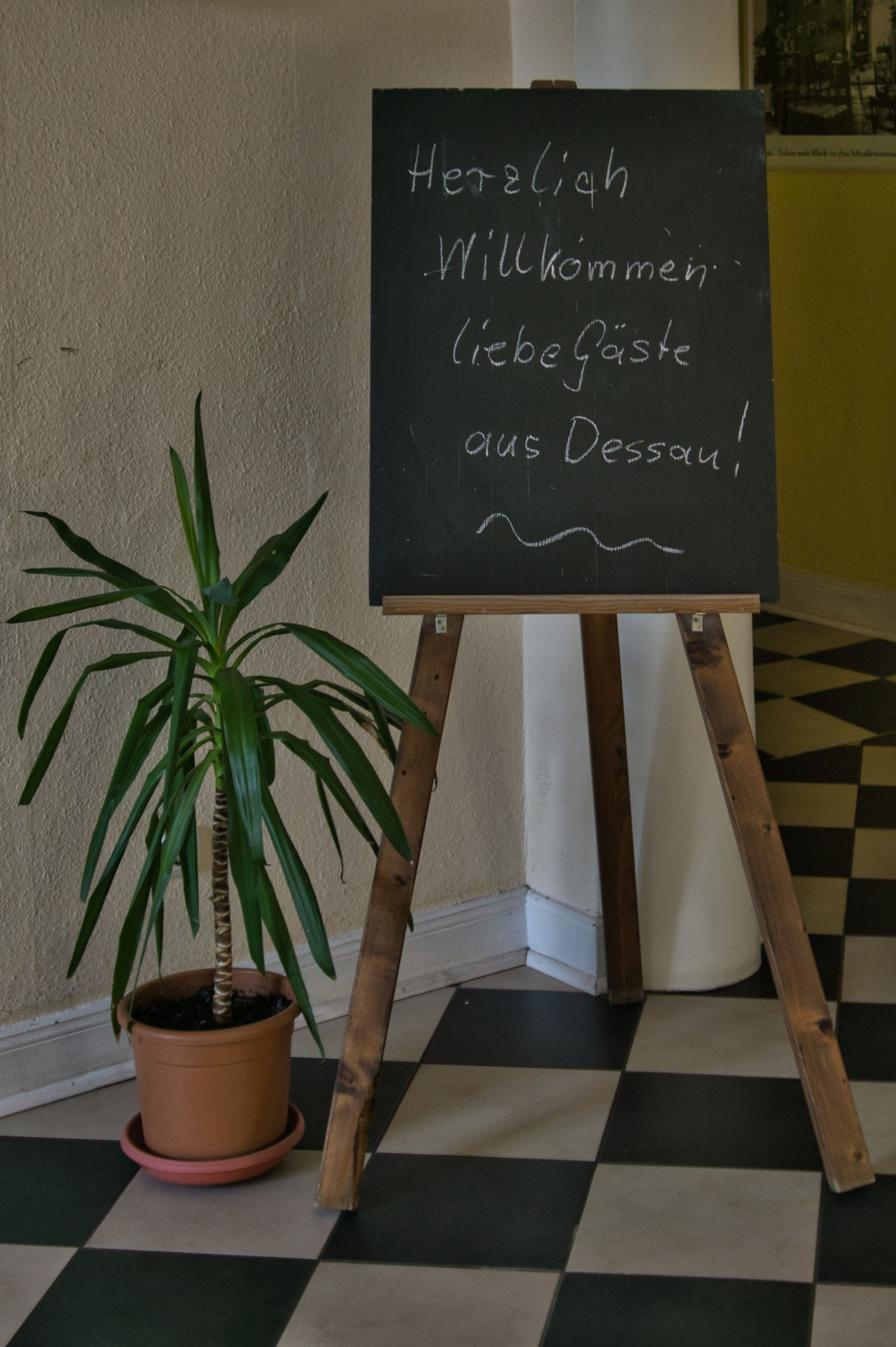 Tolle Begrüßung
