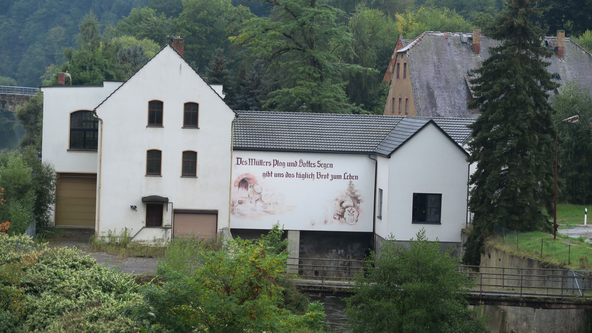 ehemalige Mühle an der Zwickauer Mulde