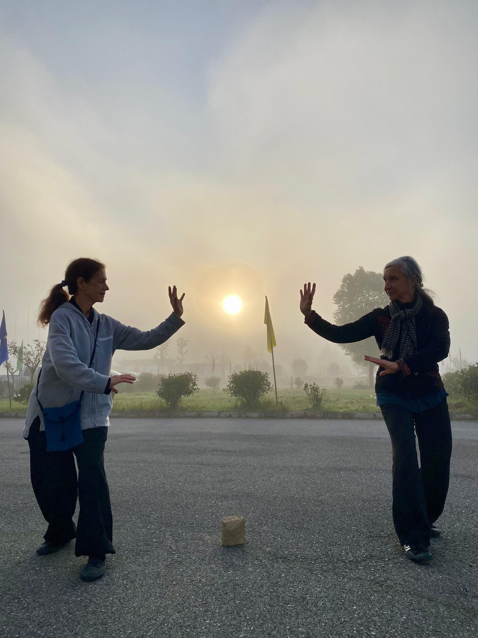lever du soleil à l'école