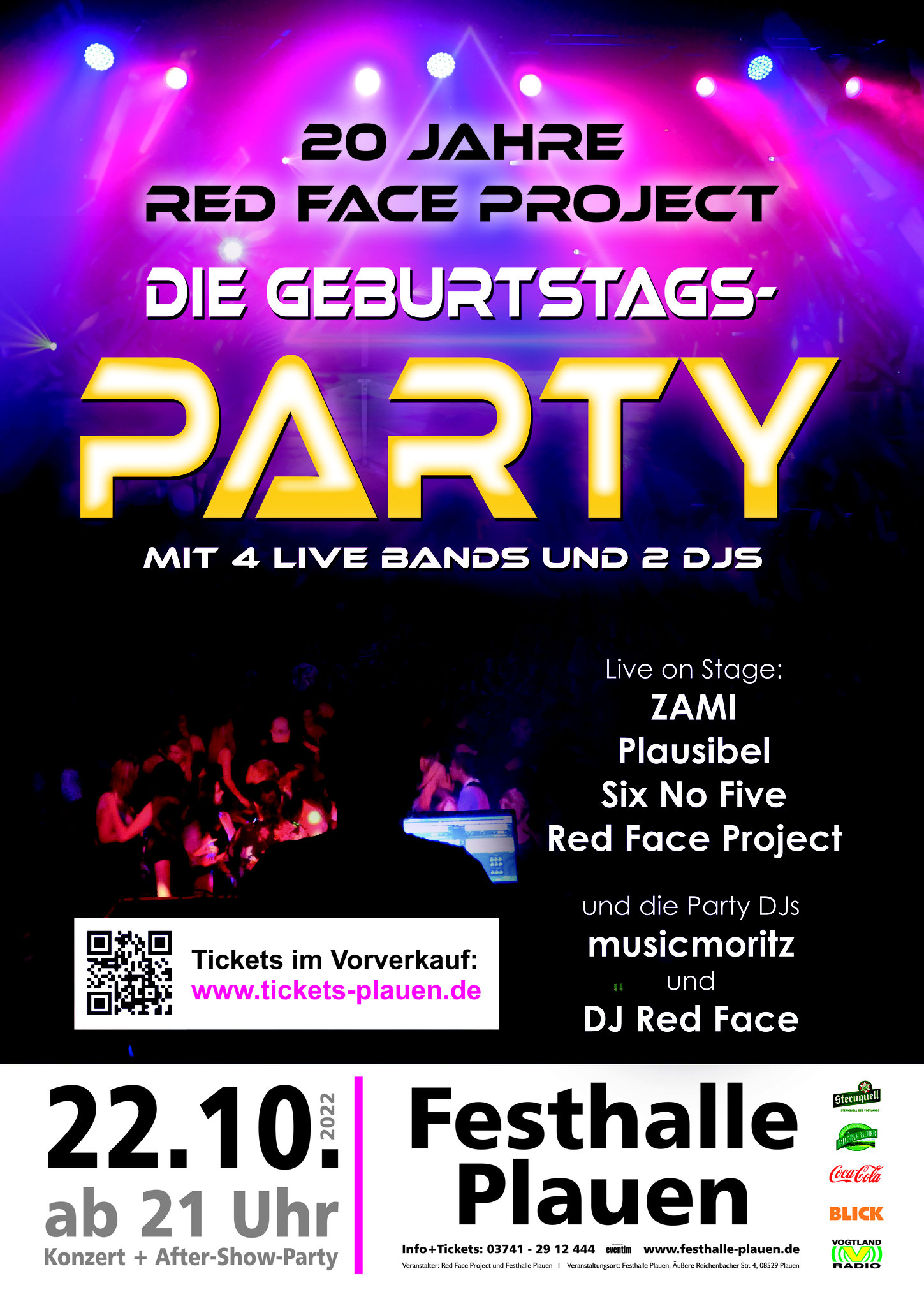 20 Jahre Red Face Project Festhalle Plauen `22