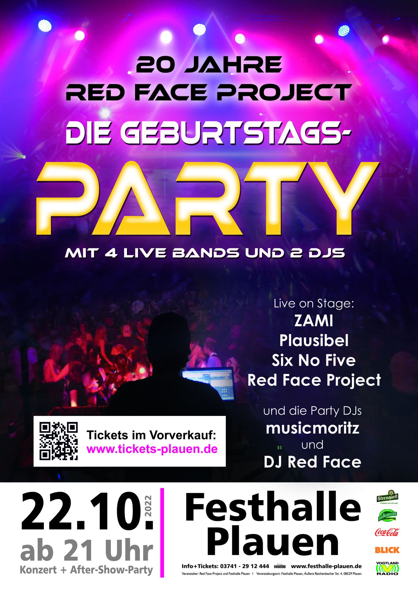 20 Jahre Red Face Project Festhalle Plauen `22