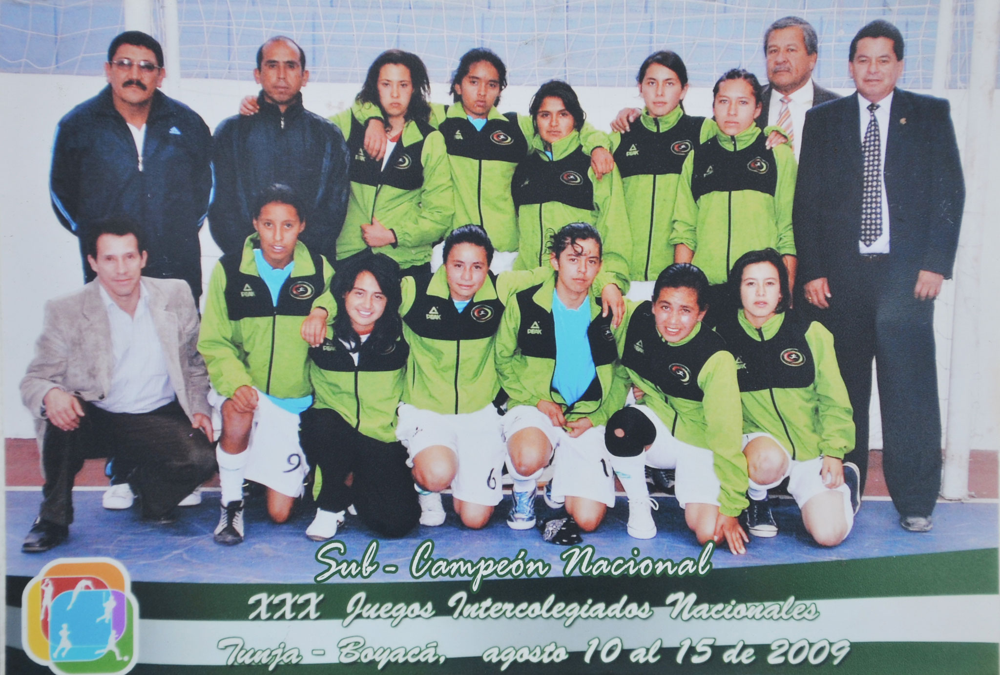EQUIPO SUB-CAMPEON NACIONAL INTERCOLEGIADOS 2009