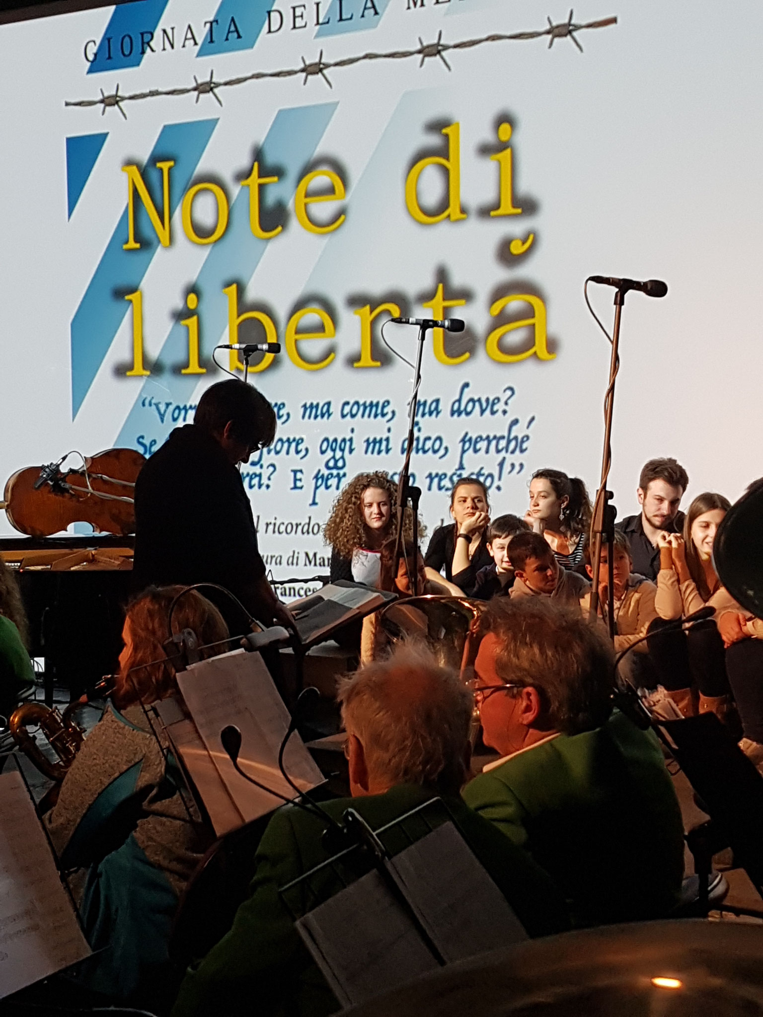 27.01.2018 Note di libertà Con Francesco Maria Moncher, Coro Anzolim de la Tor, Maria Luisa Crosina