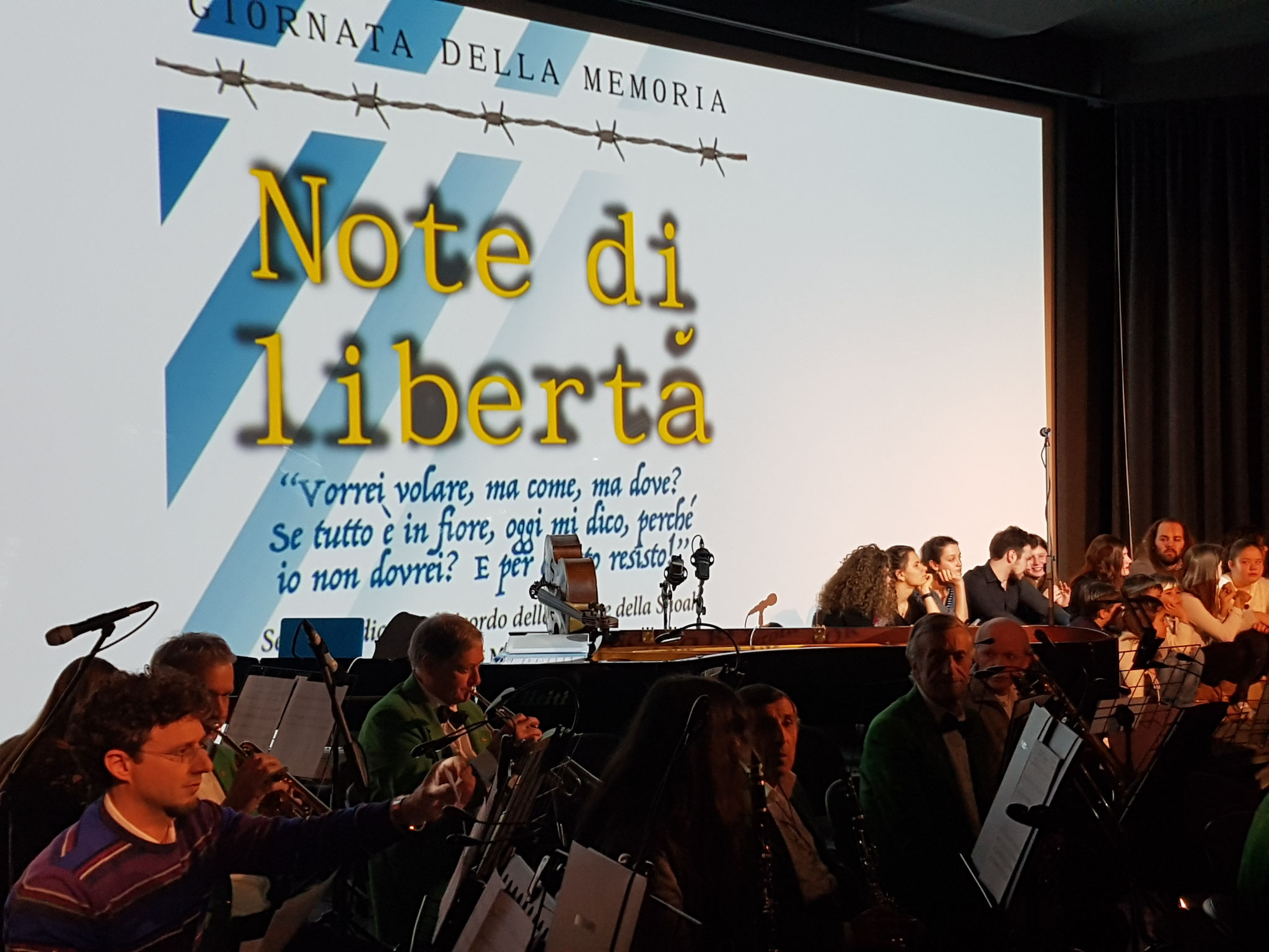 27.01.2018 Note di libertà Con Francesco Maria Moncher, Coro Anzolim de la Tor, Maria Luisa Crosina