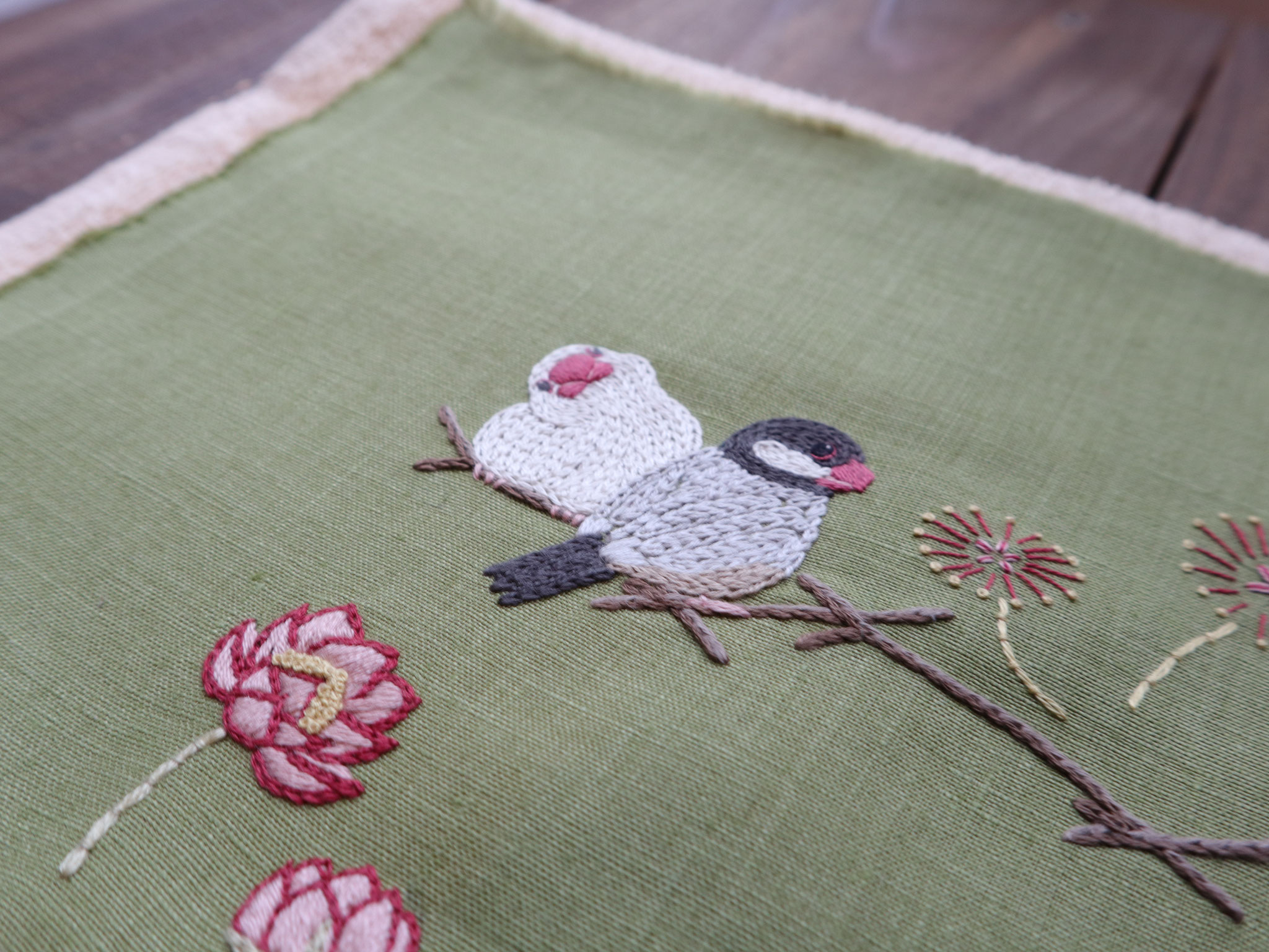 Chicchiの刺繍 - ~布と糸で作る、小さな動物達の生活~ Chicchiの刺繍 - ~布と糸で作る、小さな動物達の生活~