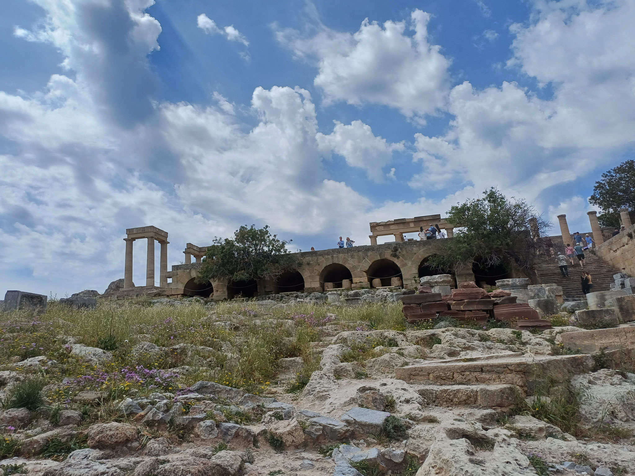 Reste der Akropolis