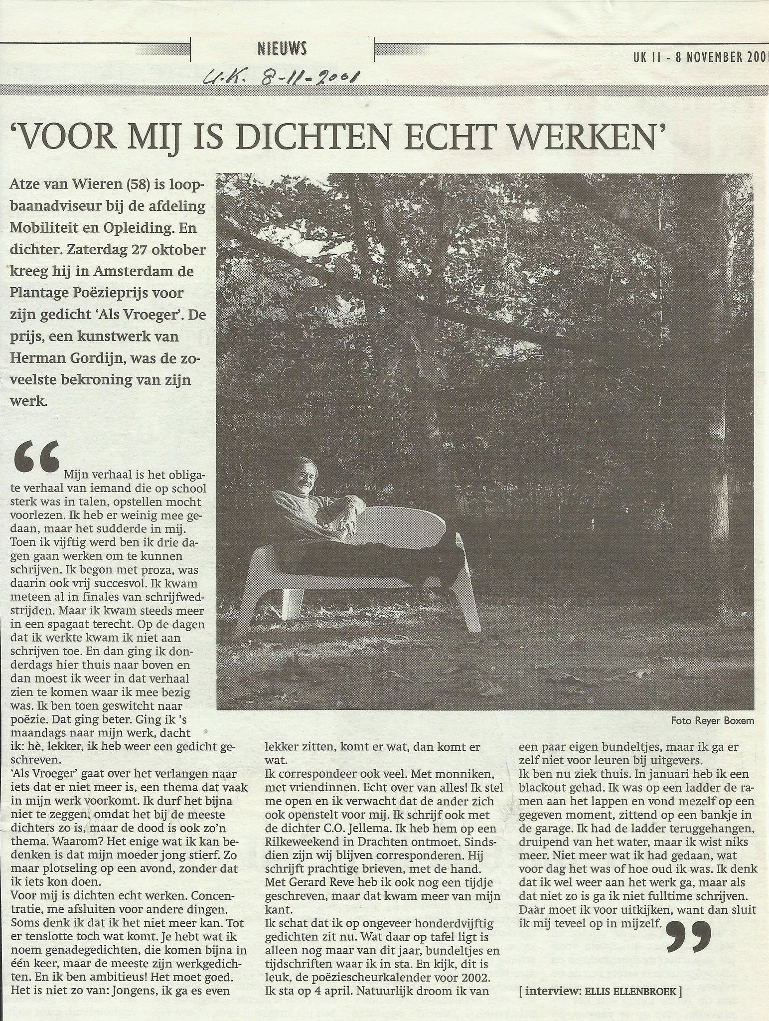 Interview 2001