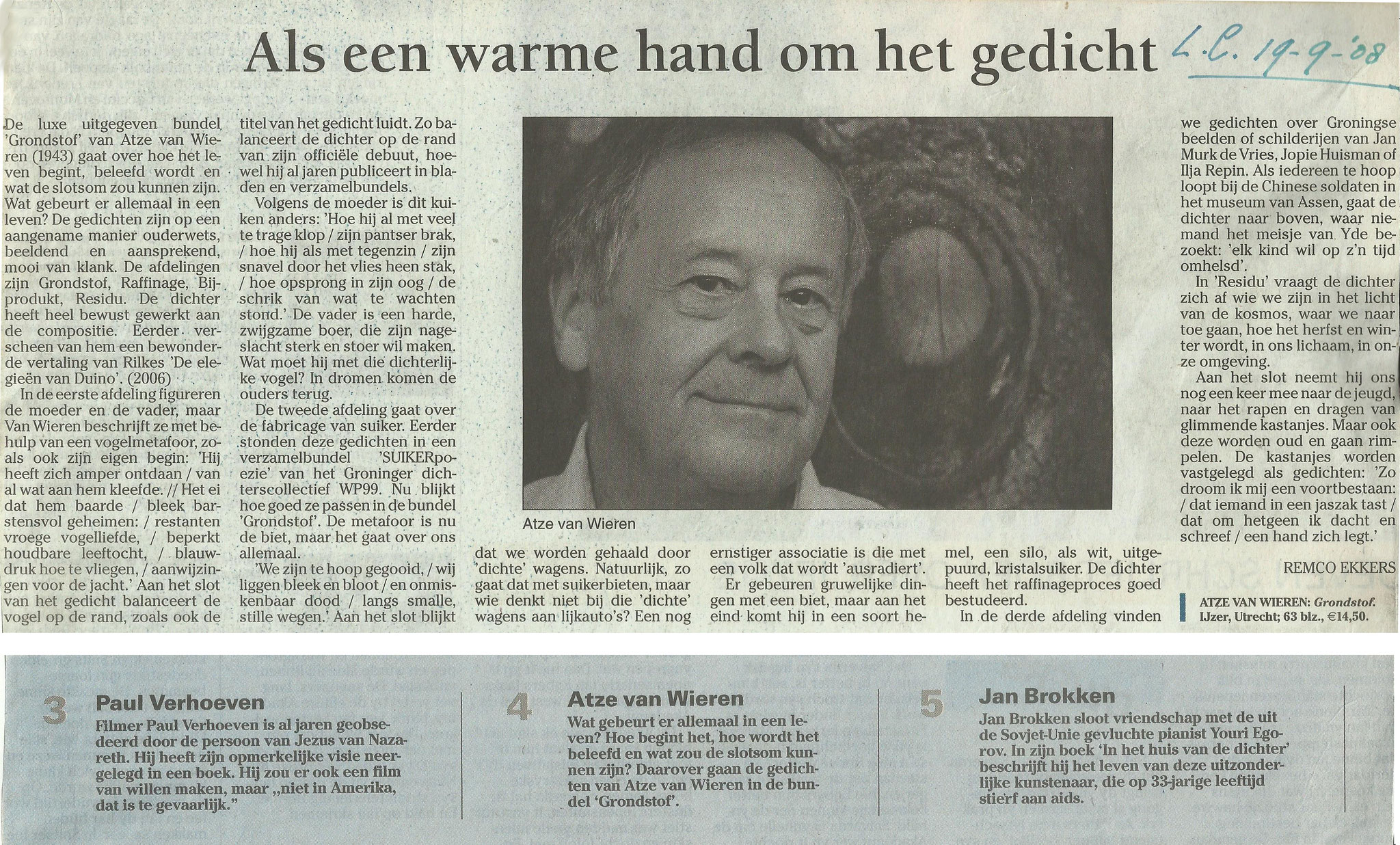Grondstof 2008 - recensie