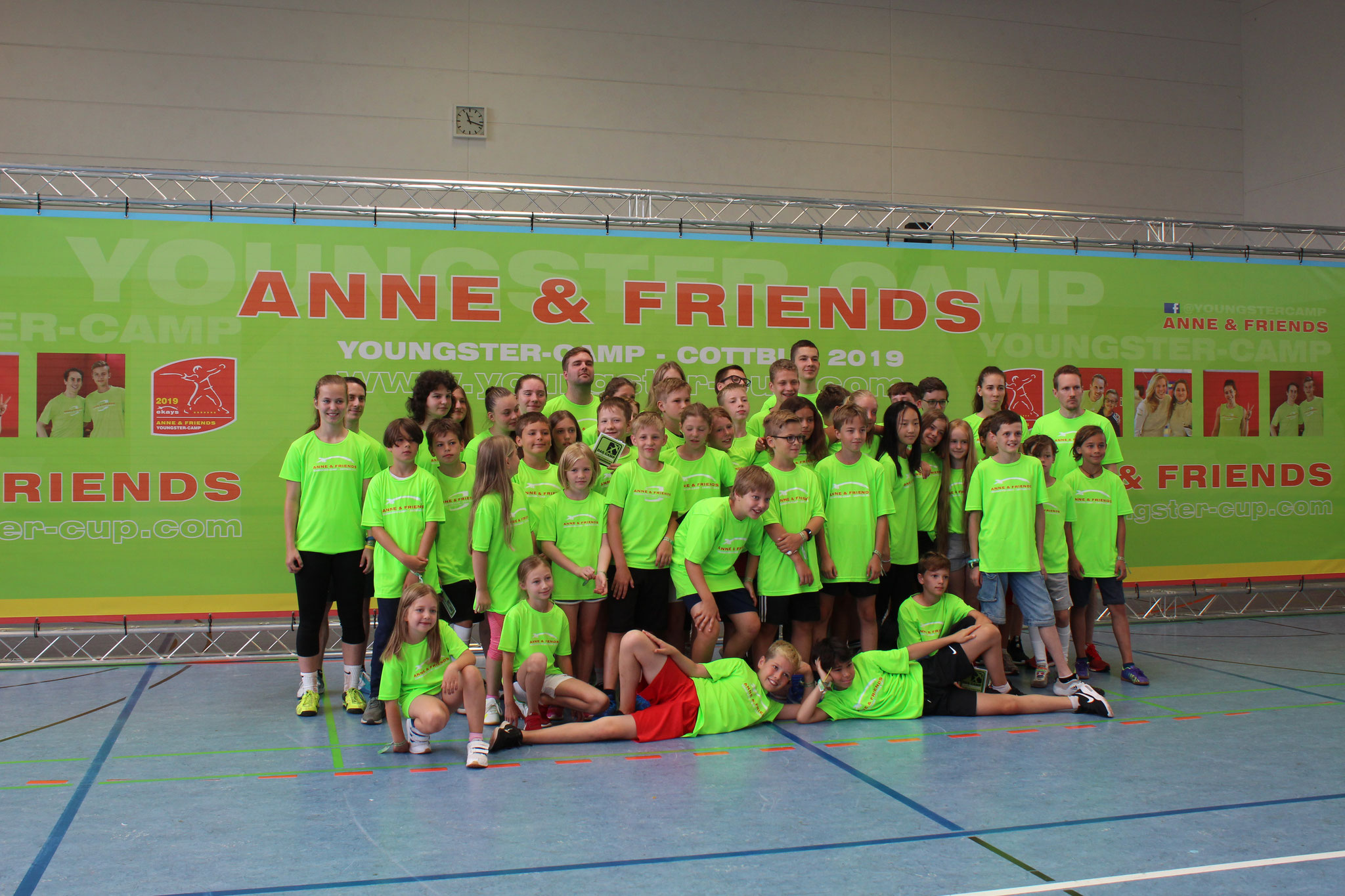 Bild: die Fechtkids aus dem Fechtcamp 2019 