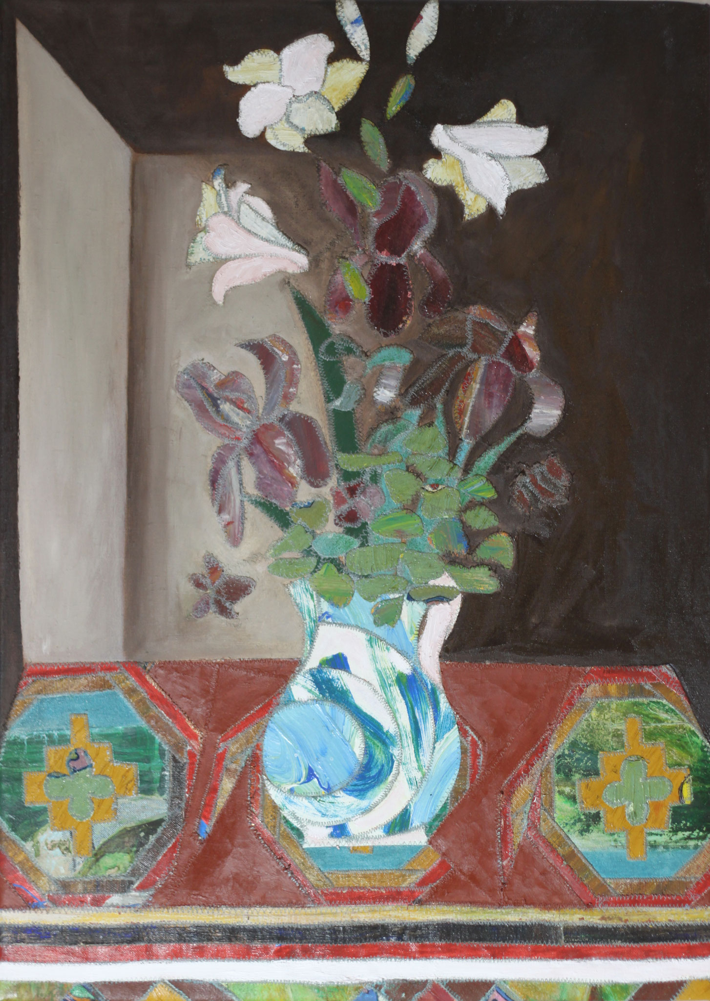 Nach Jan van Kessel de Oude - Roses, tulips, an iris and other flowers