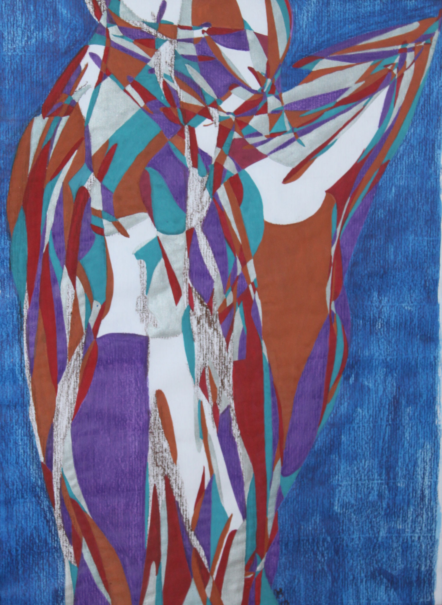 Er und Sie, Aquarell und Buntstift auf Papier, 2017, 42 cm x 29 cm