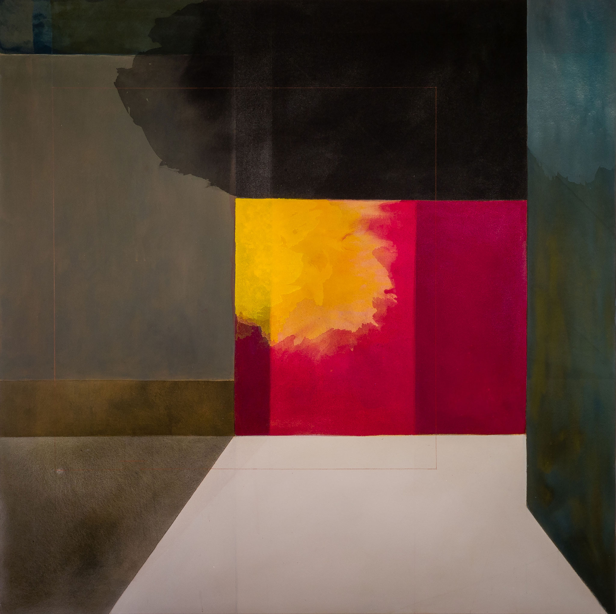 gir . acrílica . 150x150 cm. 