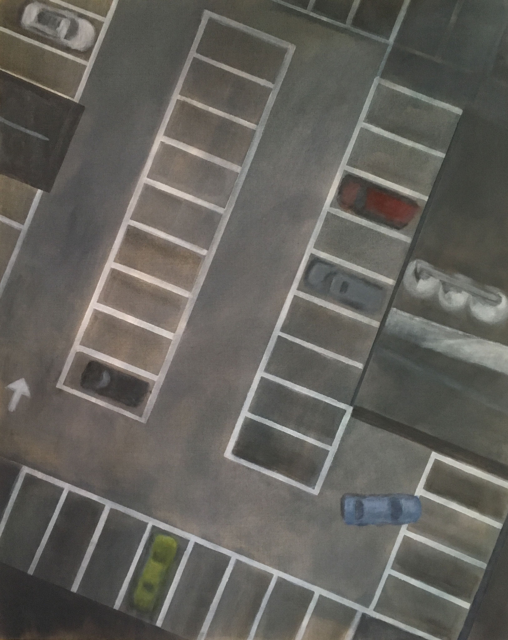 vonobenparkdeck | acryl auf leinen | 2017