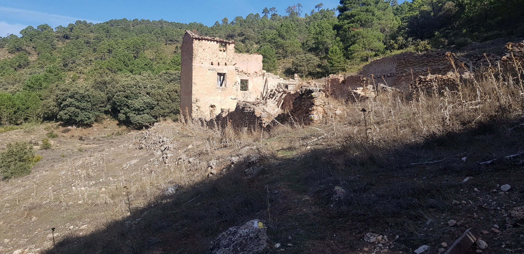 Ruine am Weg zum Collado de la Cañada.