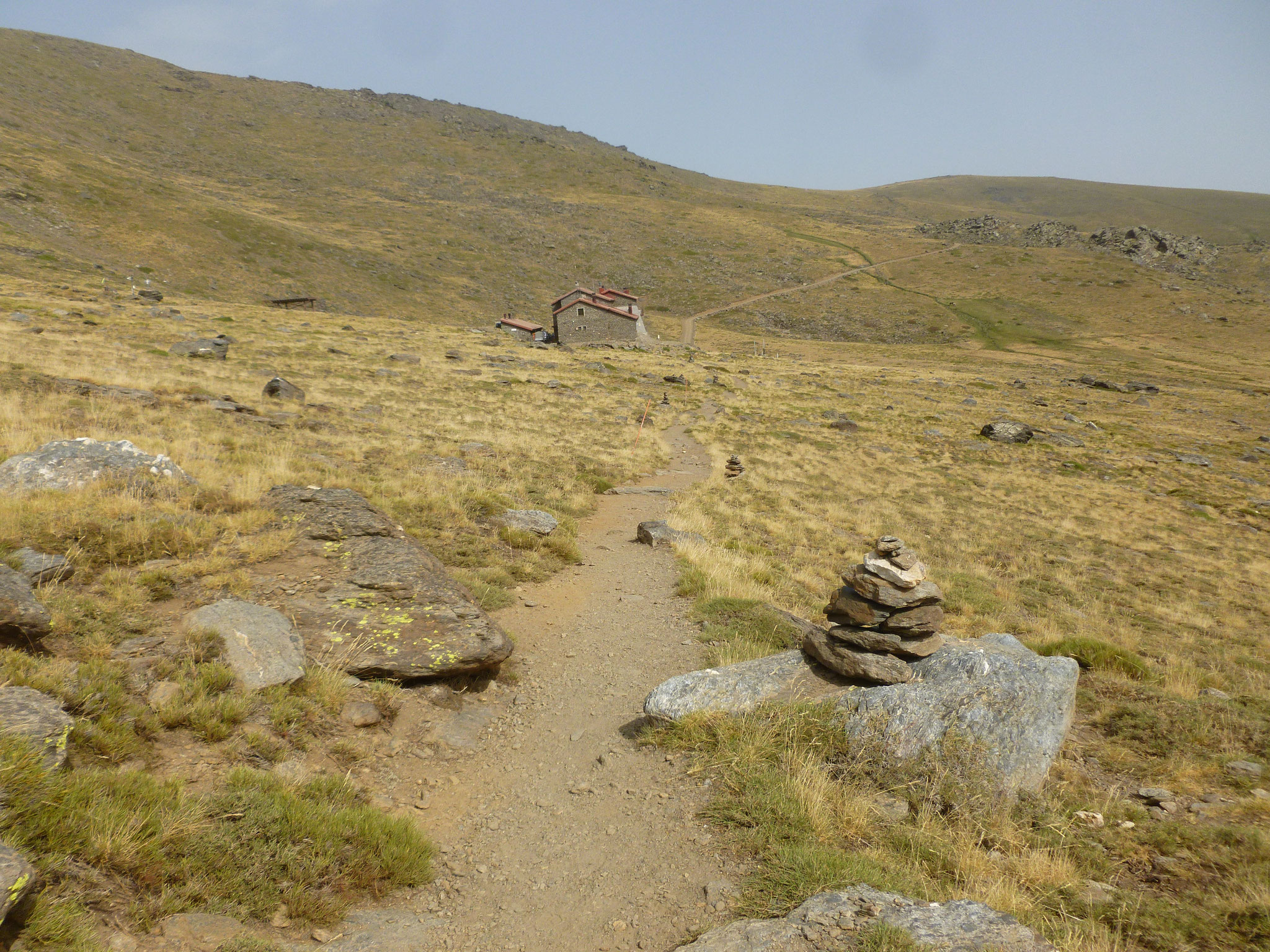 Ankunft beim Refugio Poqueira.