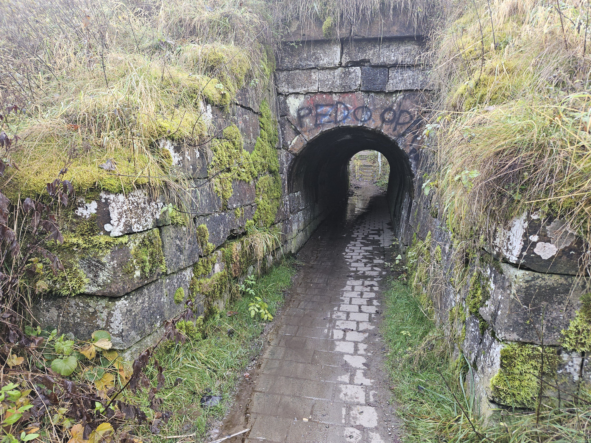 Kugelmoos, Durchgang unter Bahndamm.