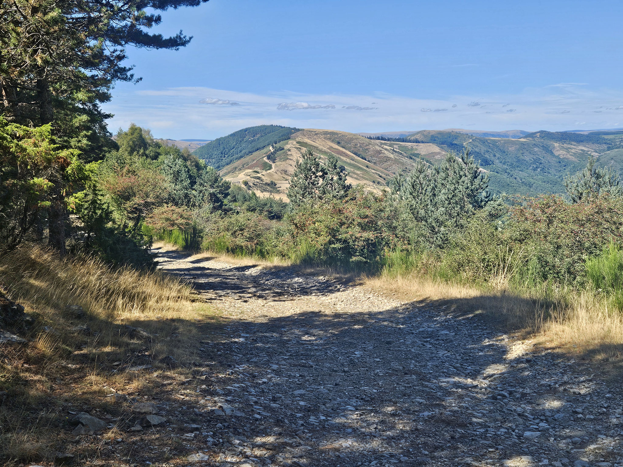 Col Salidès, Wanderer-"Corniche des Cévennes".
