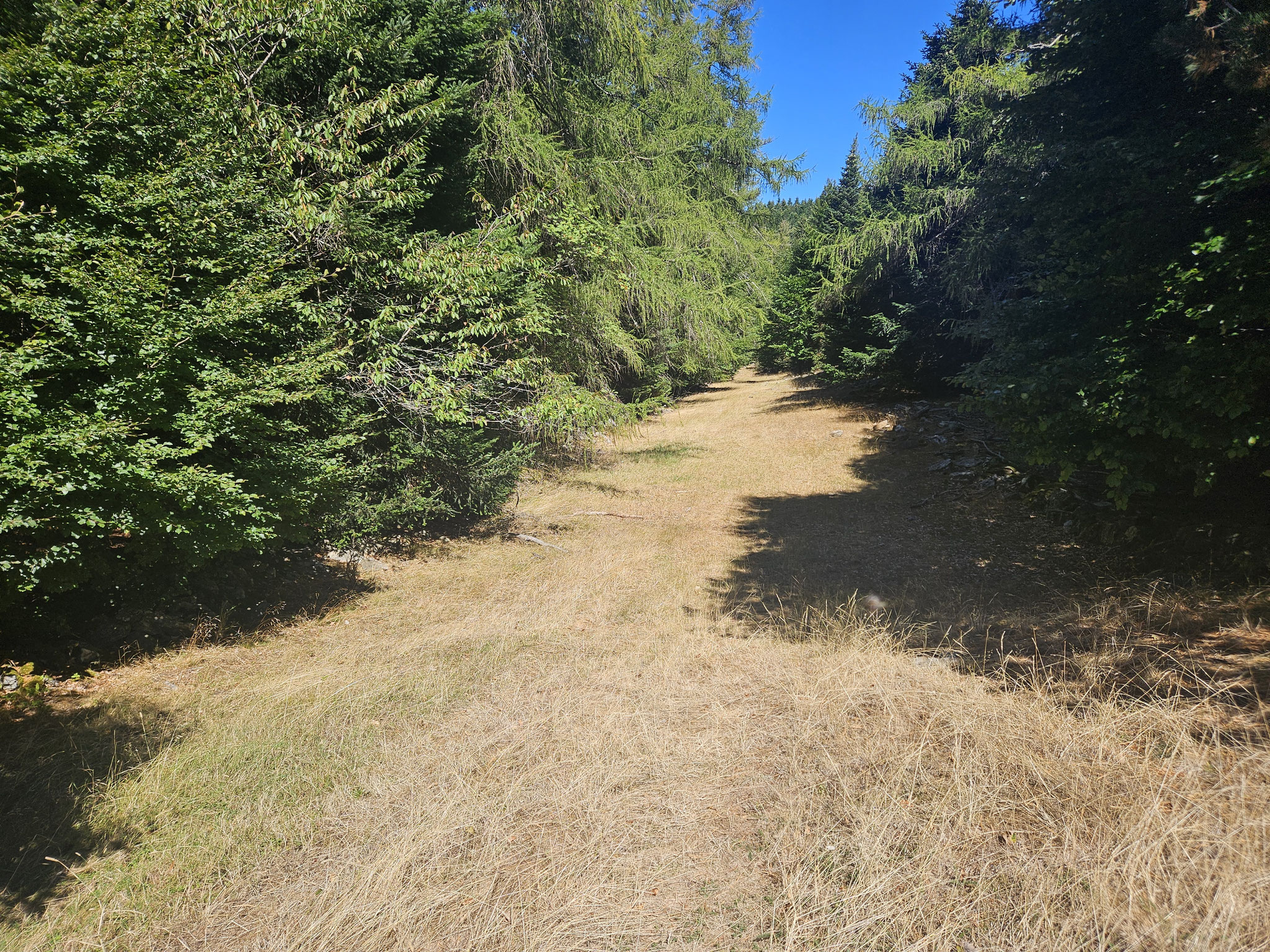 Bei Sestrière, Parallelweg zum GR 7.