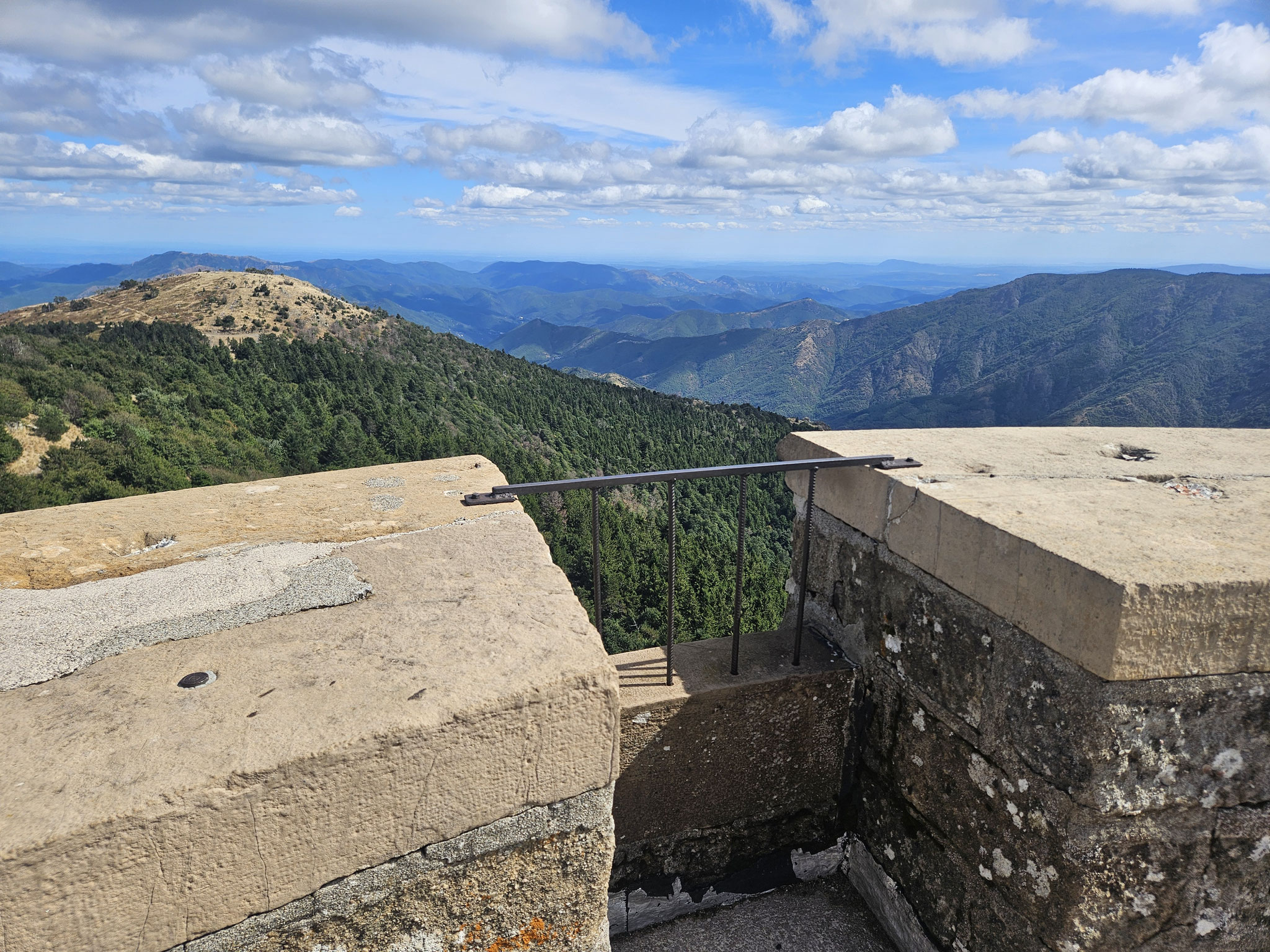 Mont Aigoual, Blick nach Osten.