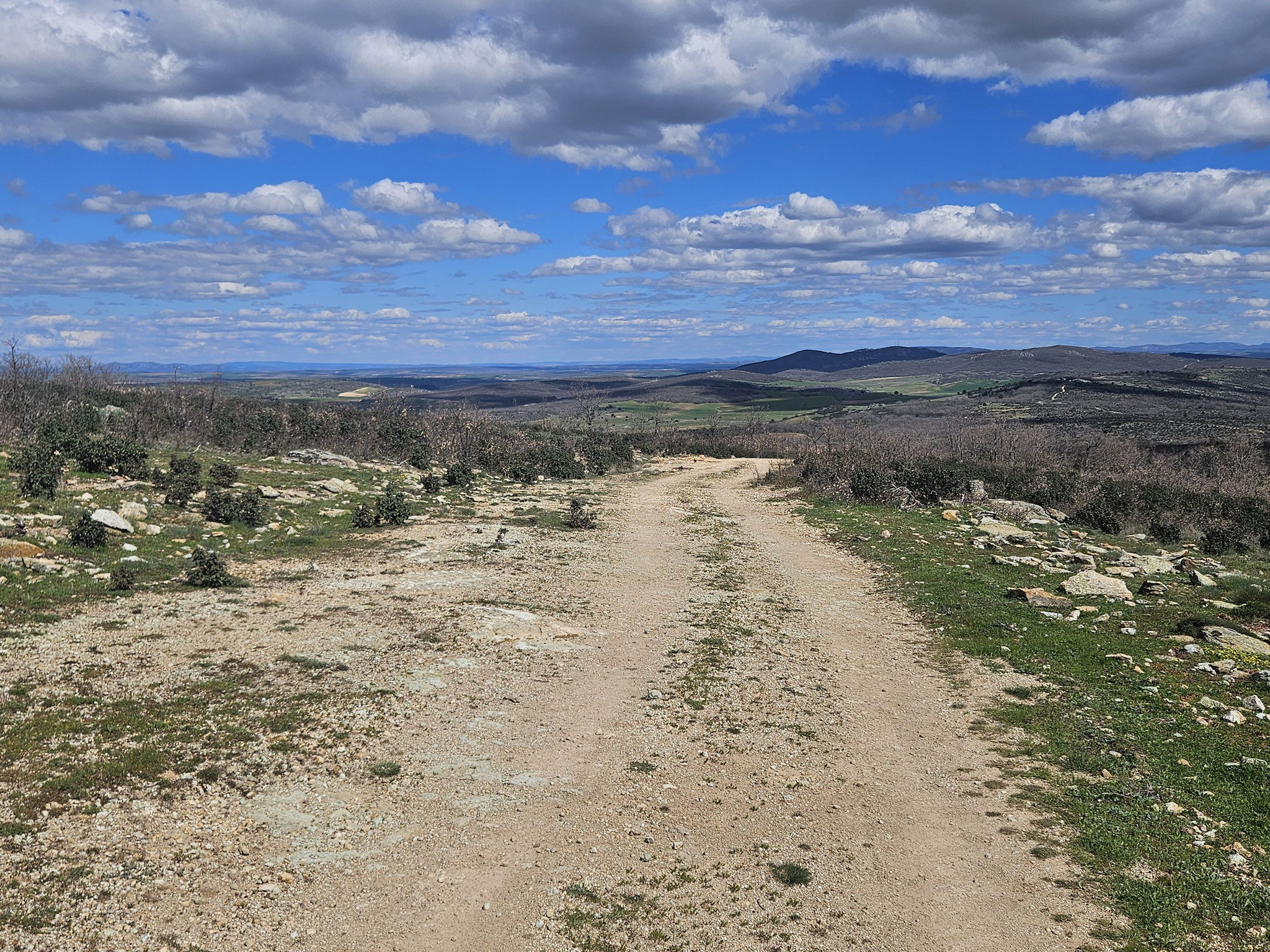Sierra de Aragoncillo, Rückwärts-Sicht.