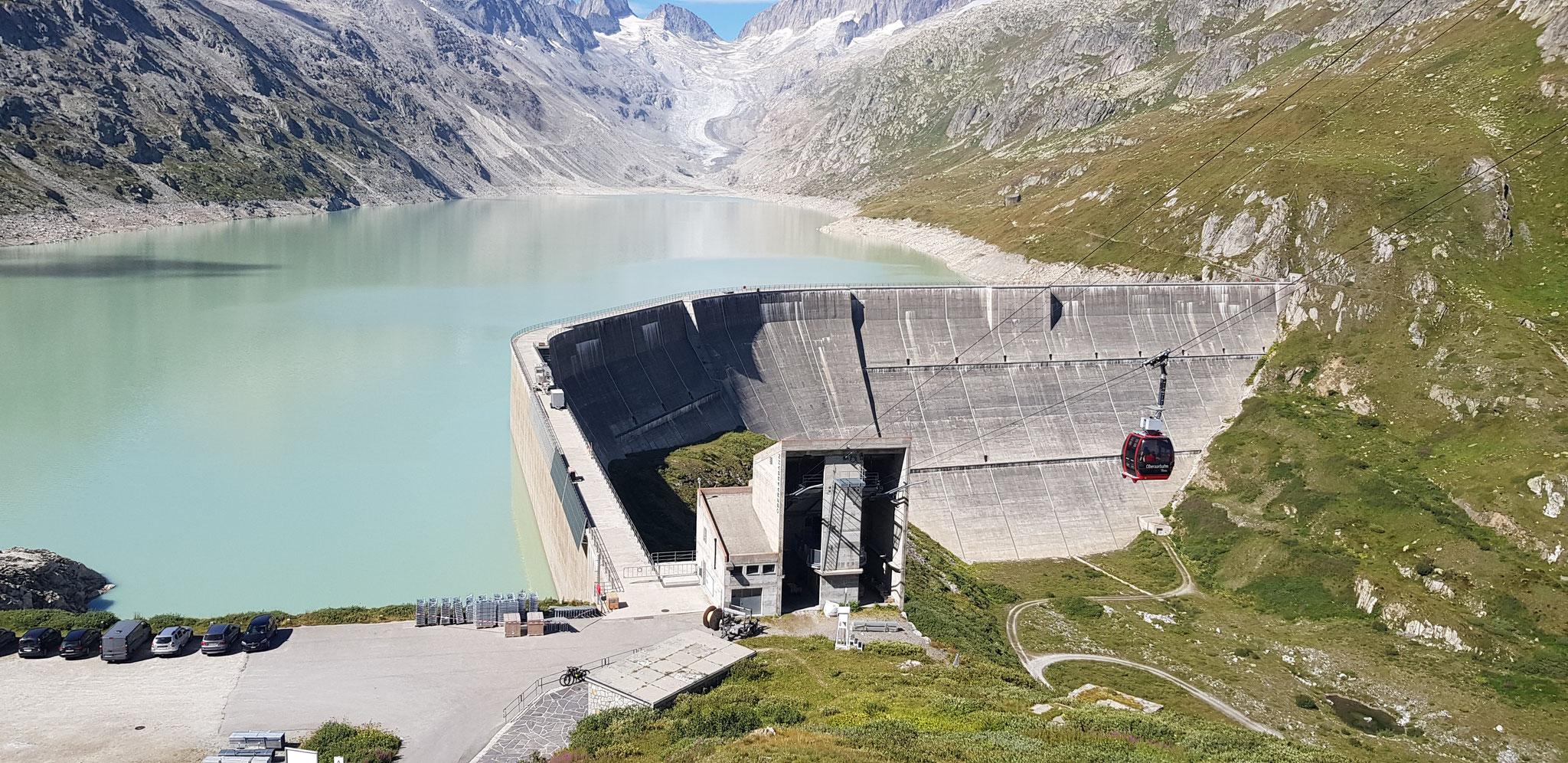 Oberaargletscher, -see und -bahn.