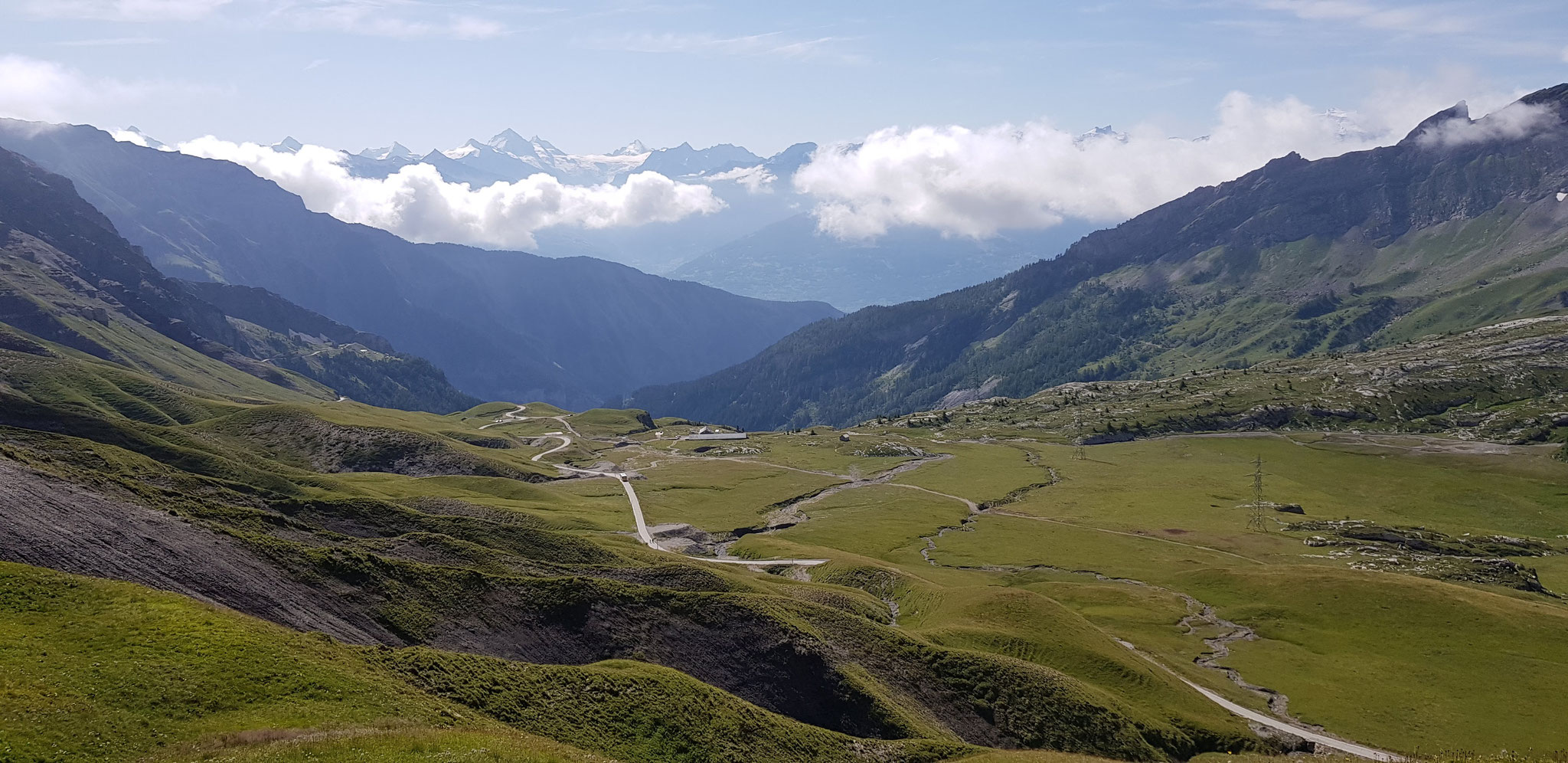 Arpelisgrat, Blick nach Süden.