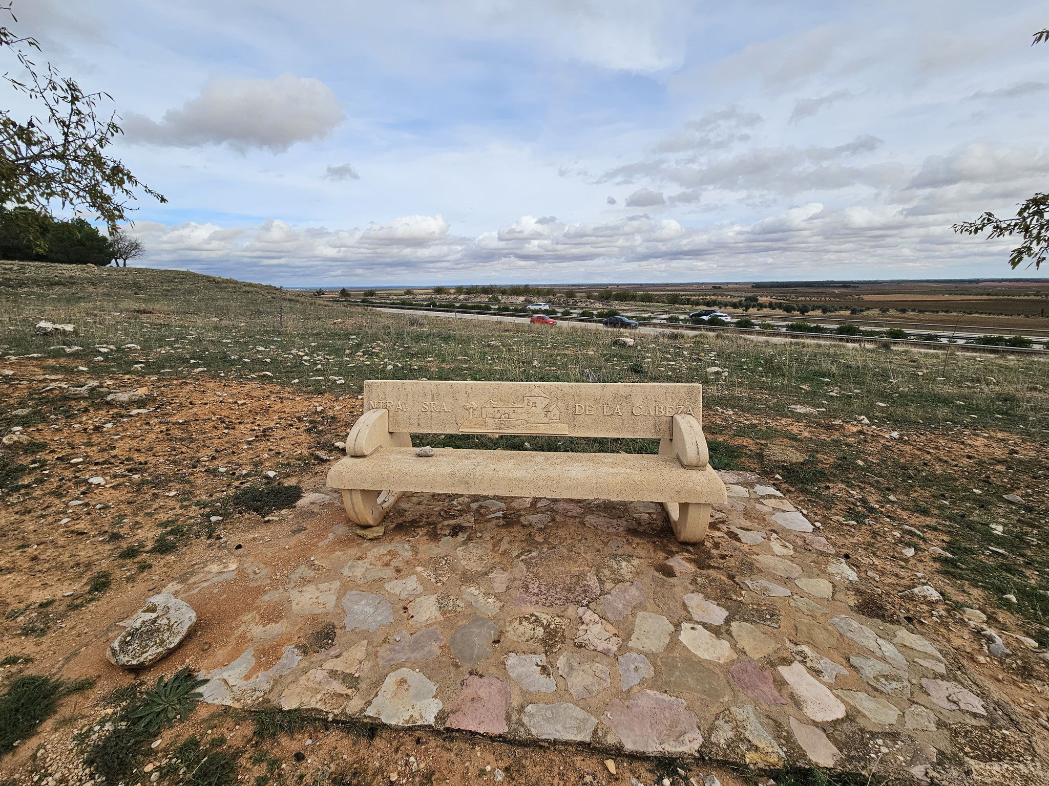 Camino Ermita, Blick nach Osten.