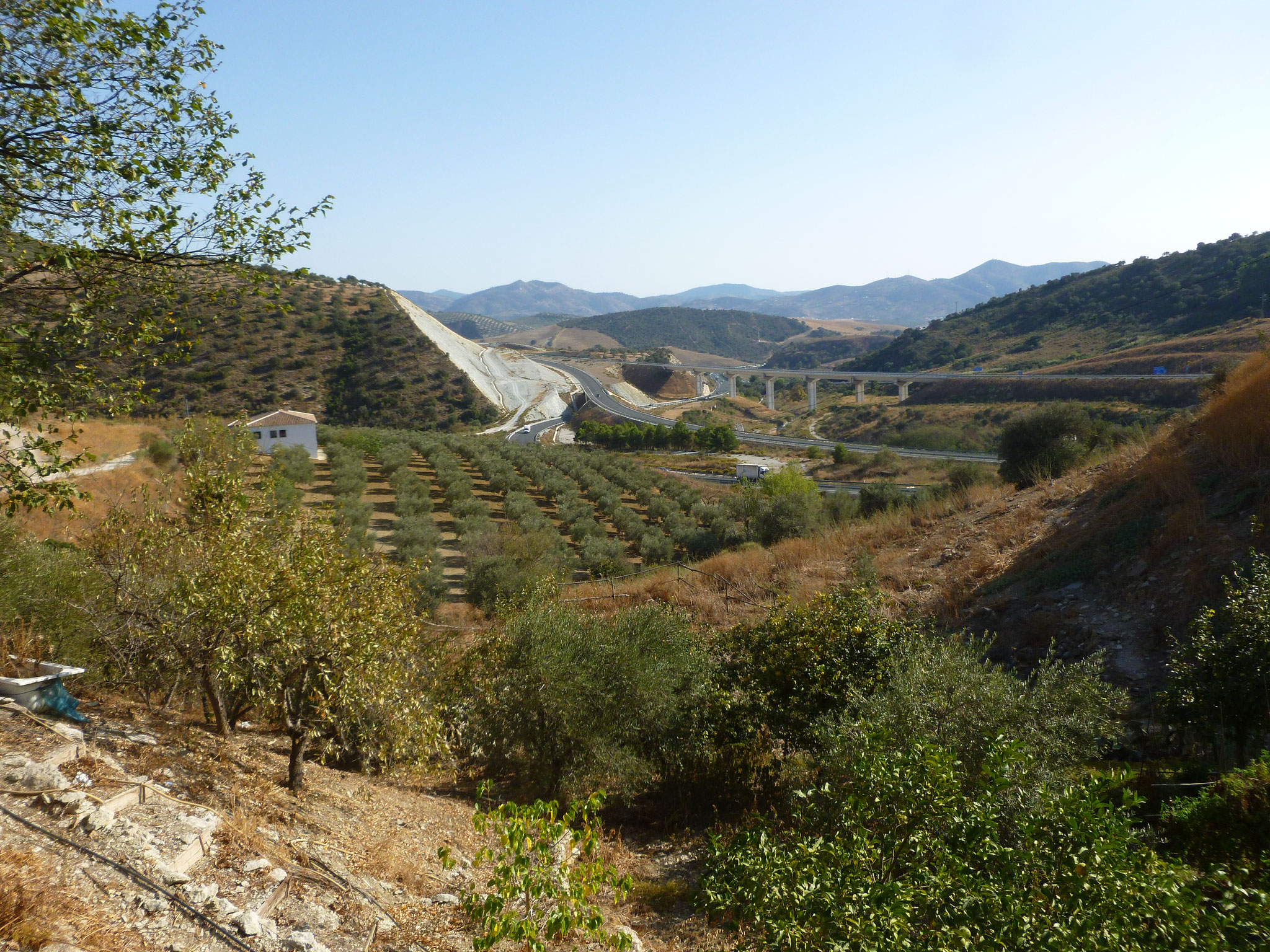 Villanueva de Cauche, Autobahn nach Málaga.