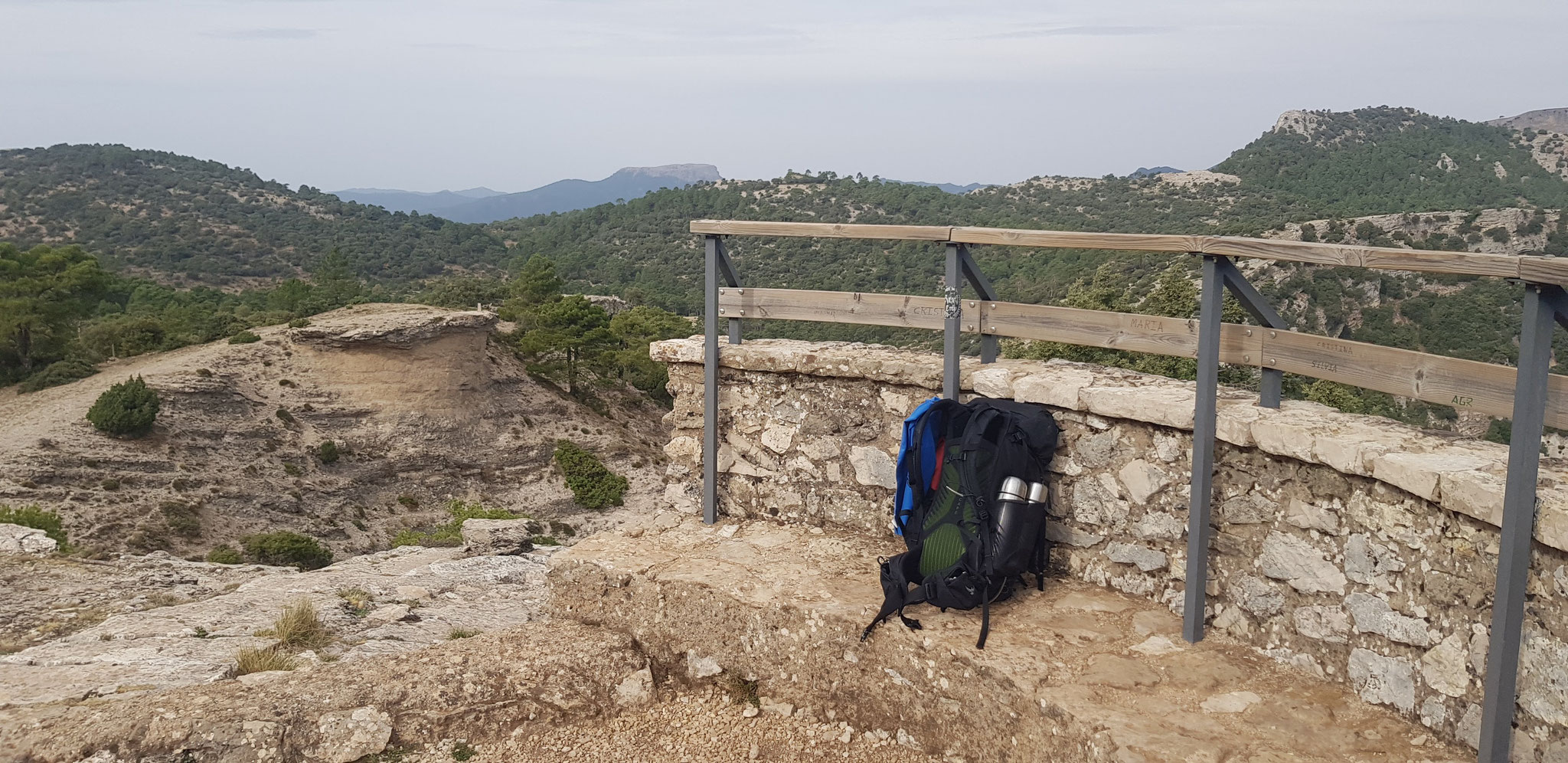 Mirador de Los Chorros. blick nach Westen.