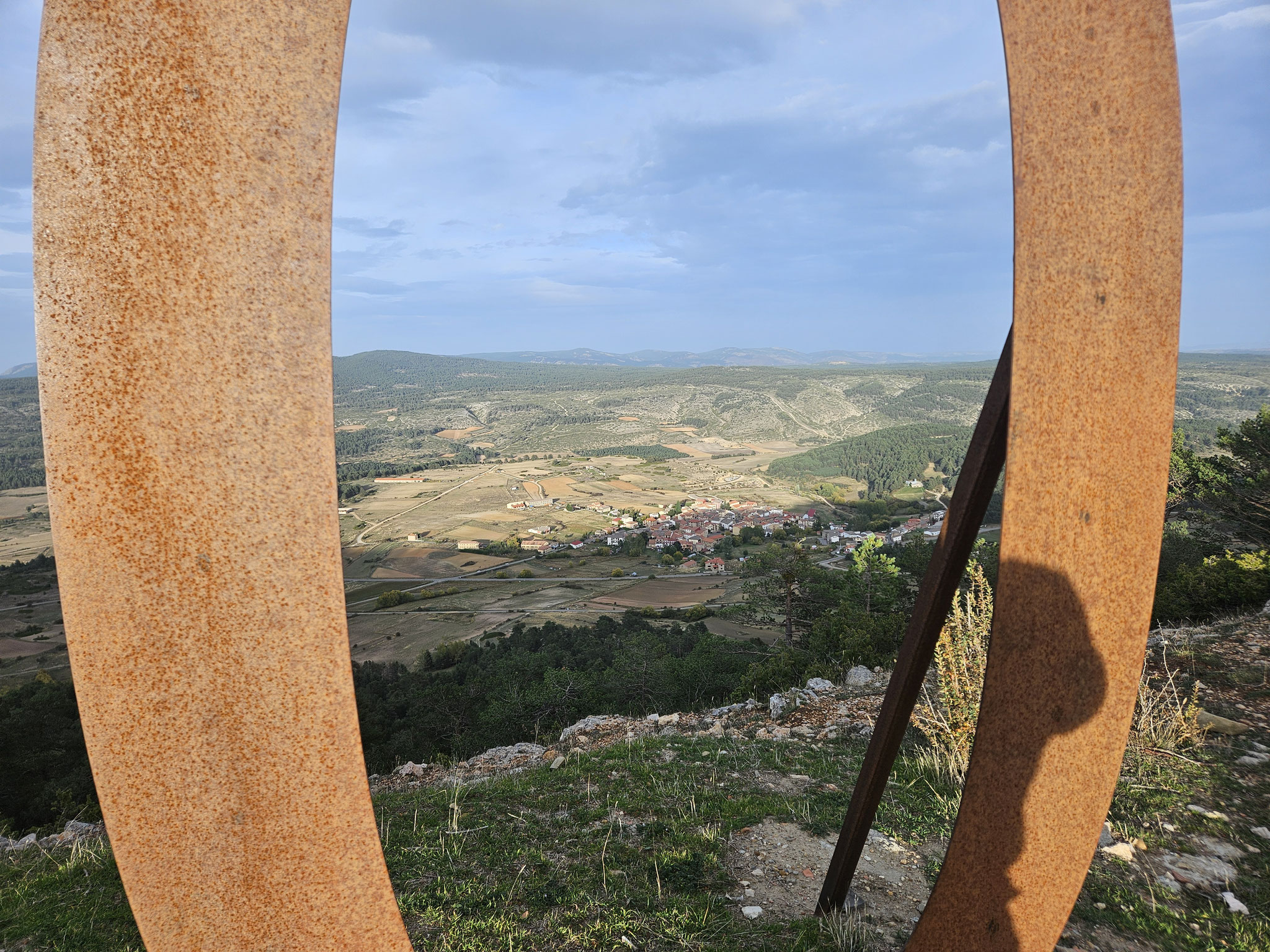 Muela de San Juan, Blick auf Griegos.