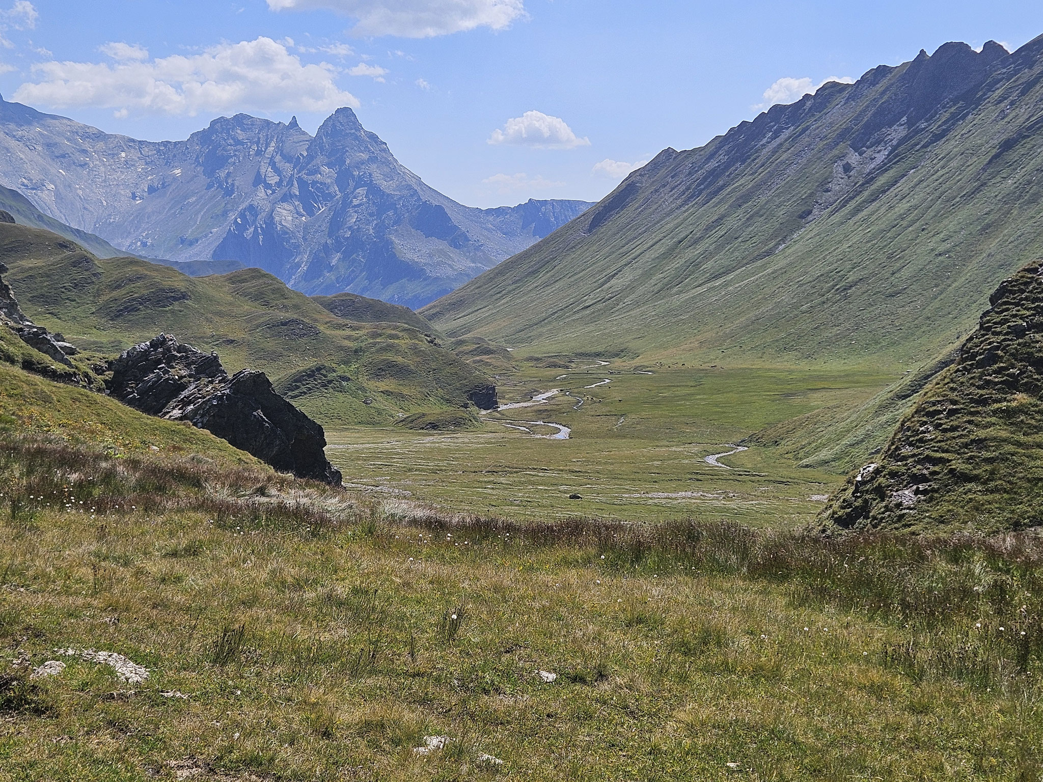 Plaun la Greina, Tessiner Seite.