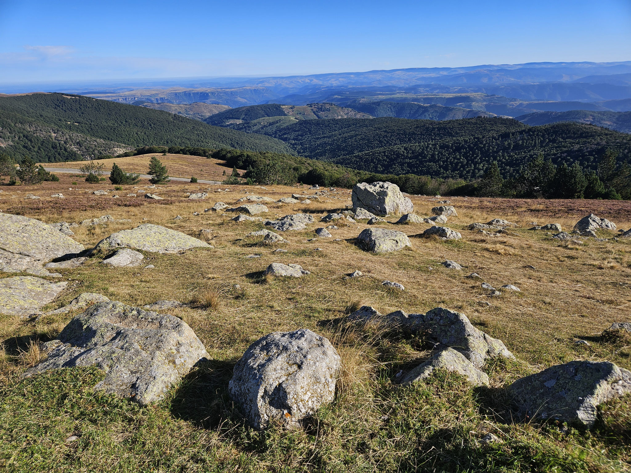 Mont Aigoual, Blick nach Norden.