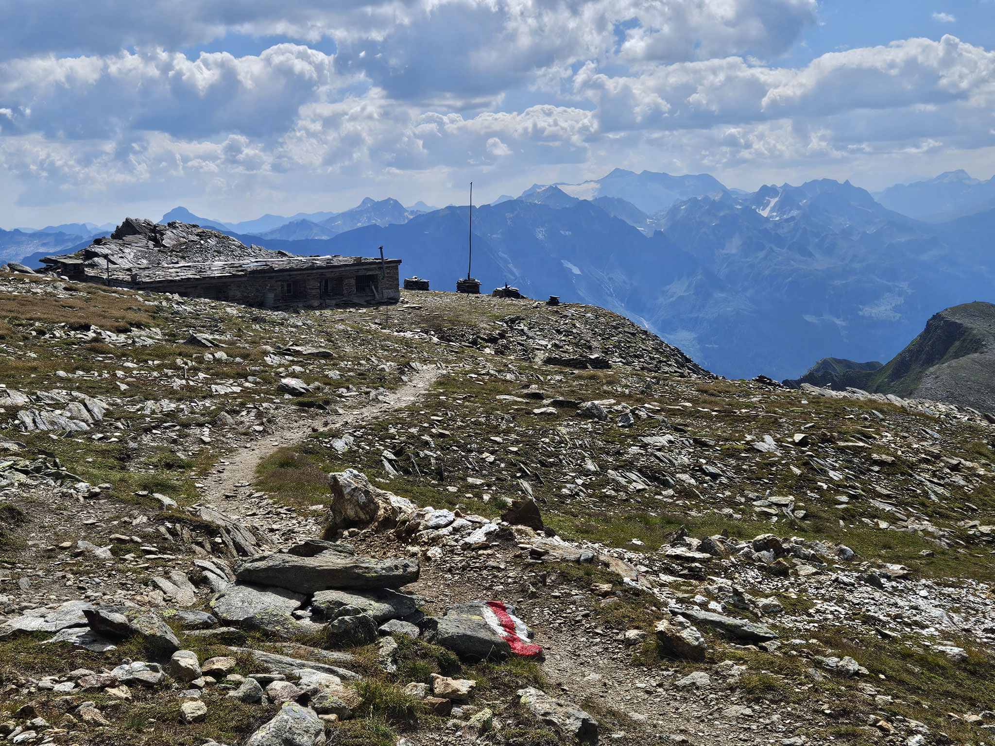 Unter dem Giübin, Blick Richtung Tessiner Alpen.
