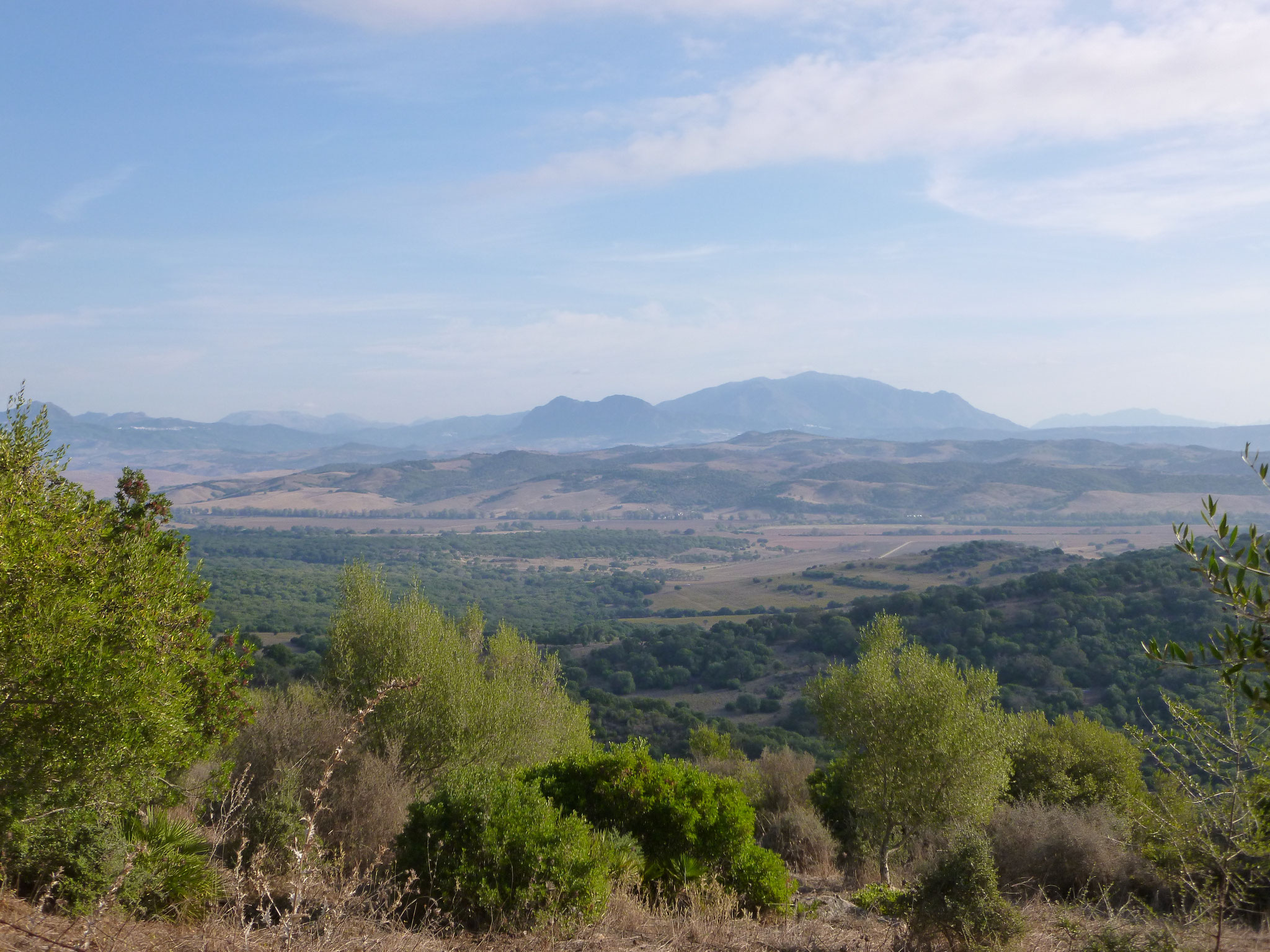 Blick von Castillo gegen Nordosten.