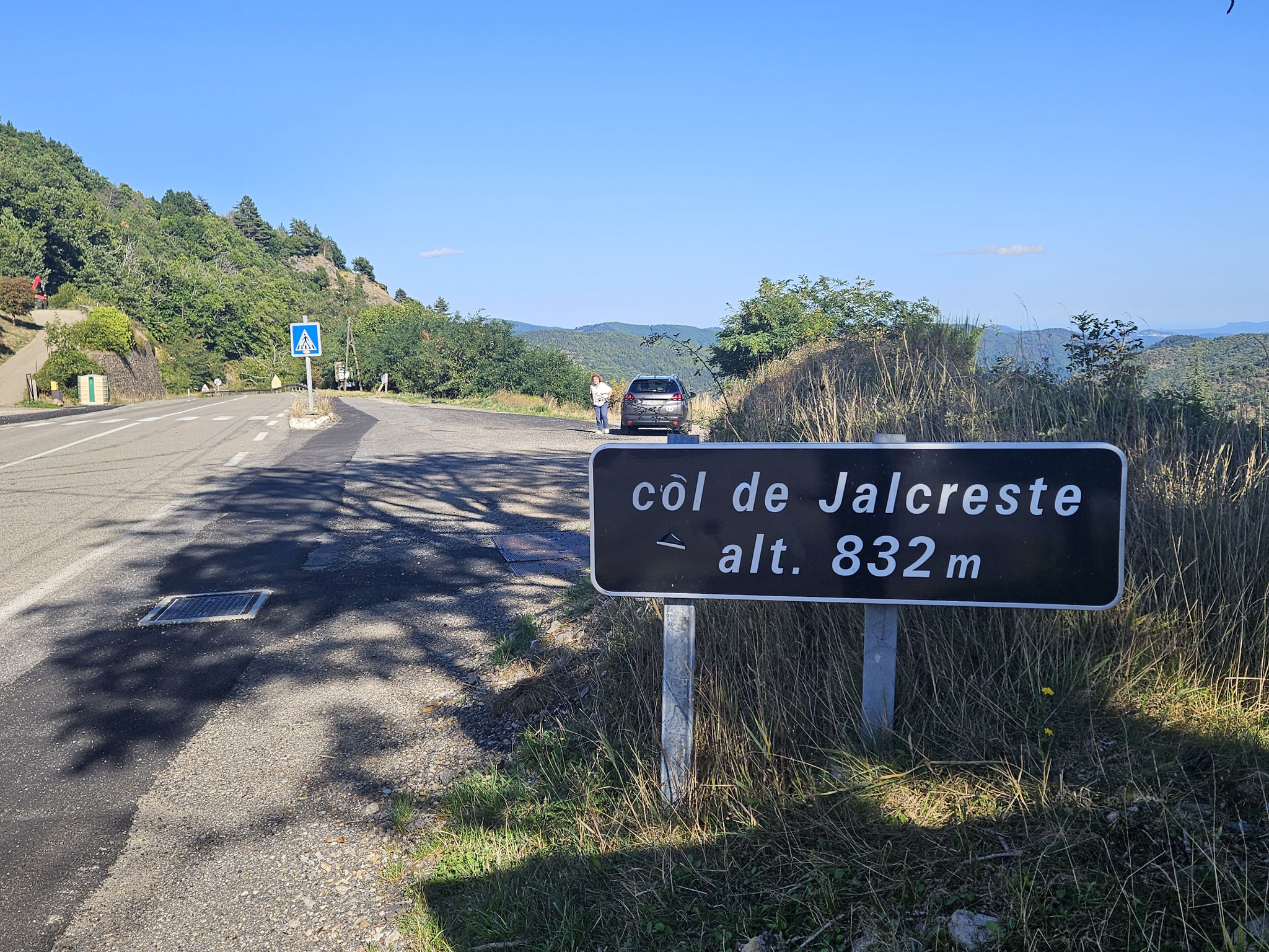Col de Jalcreste (ebenfalls Wasserscheide).