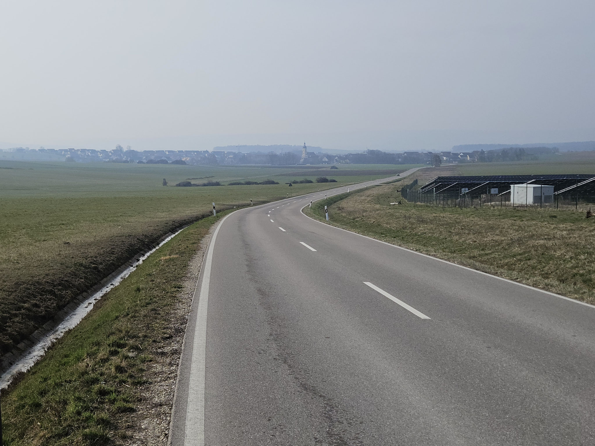 Vom Pfaffenberg gegen Stopfenheim.