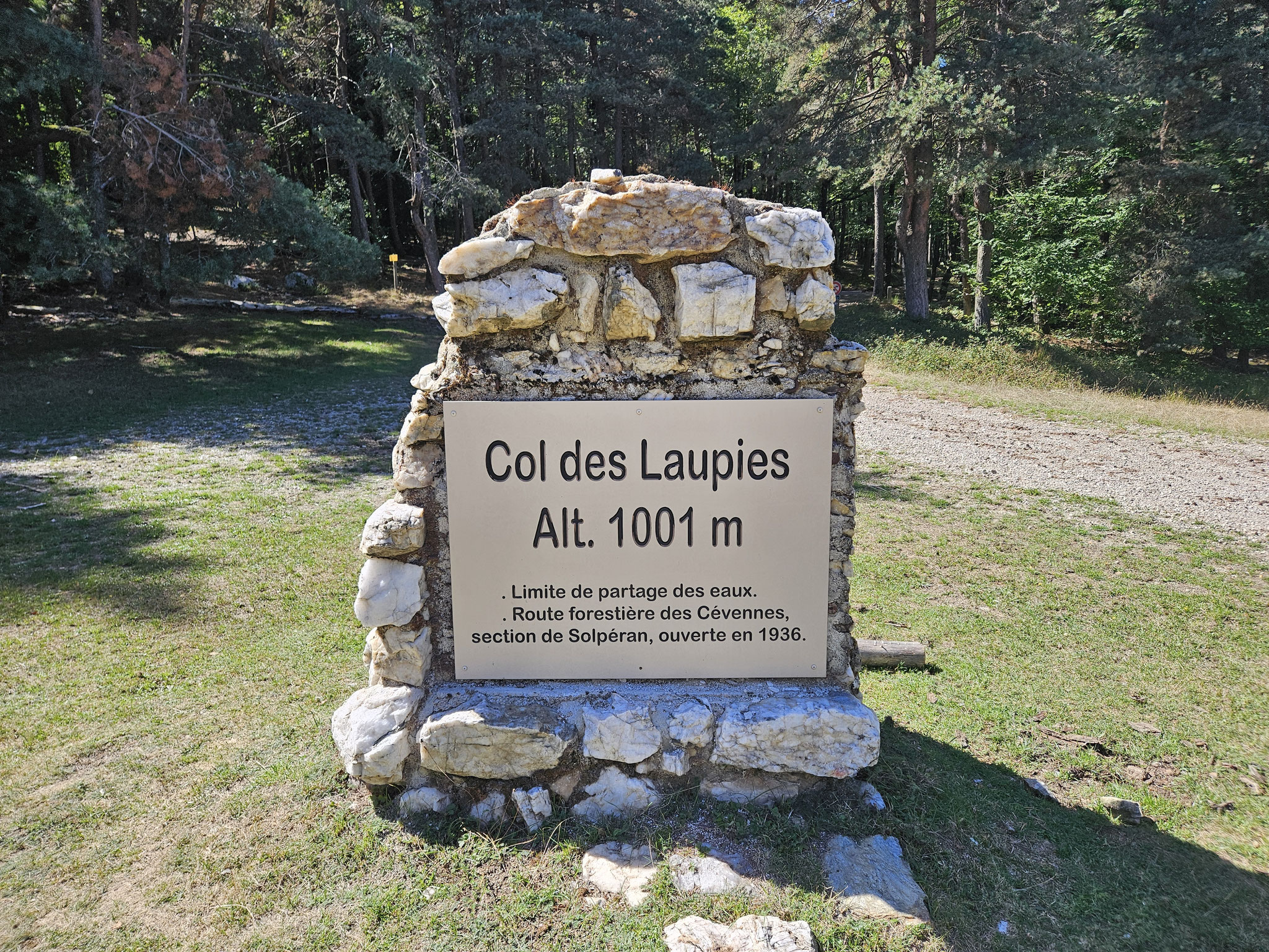 Col des Laupies - schon wieder ein Wasserscheidepunkt.